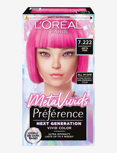 L'Oréal Paris Preference Meta Vivids 7.222 Meta Pink, L'Oréal Paris