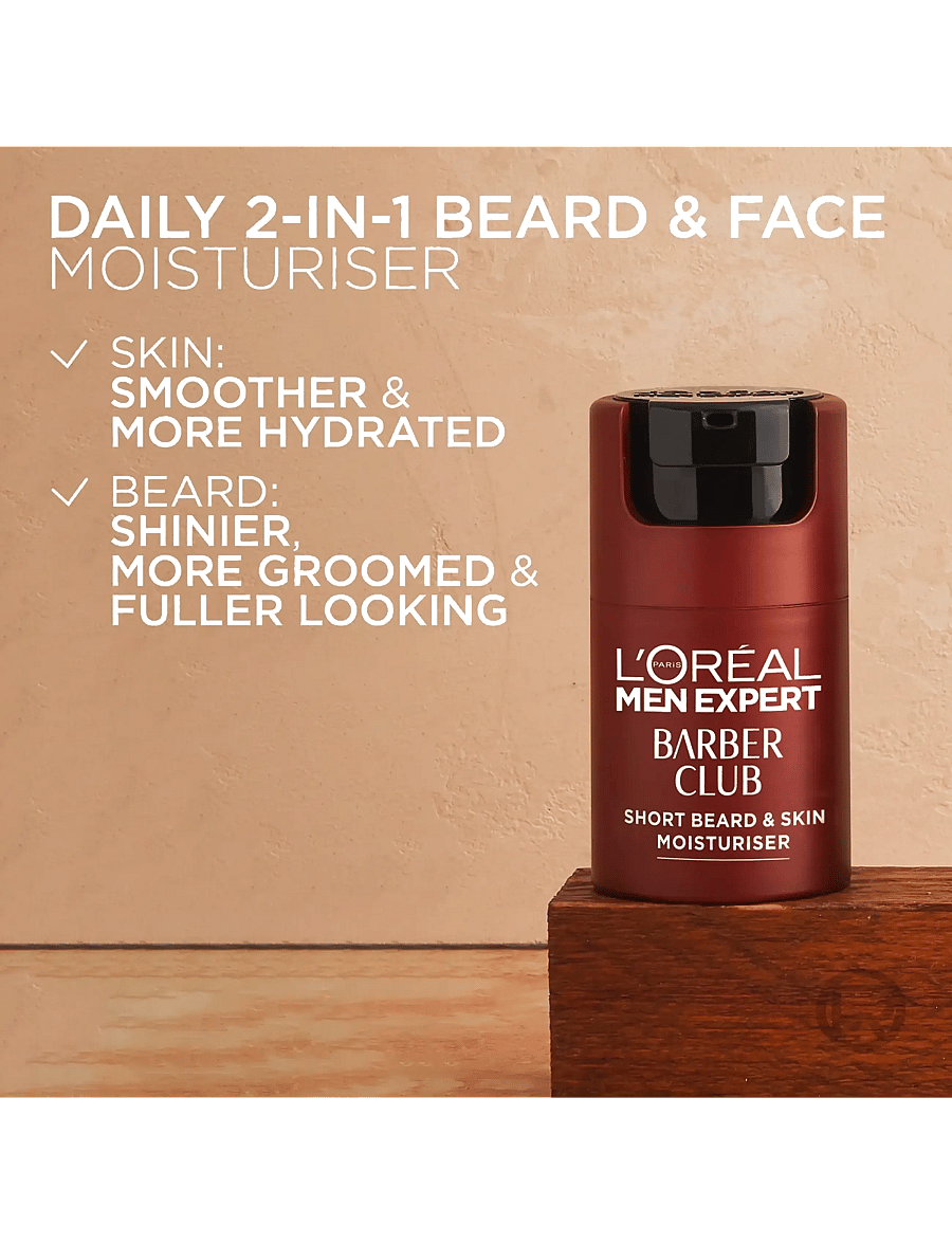 L'Oréal Paris - L'Oréal Paris Men Expert Barber Club Short Beard & Skin Moisturiser for normal skin 50 ml - barber club - 3