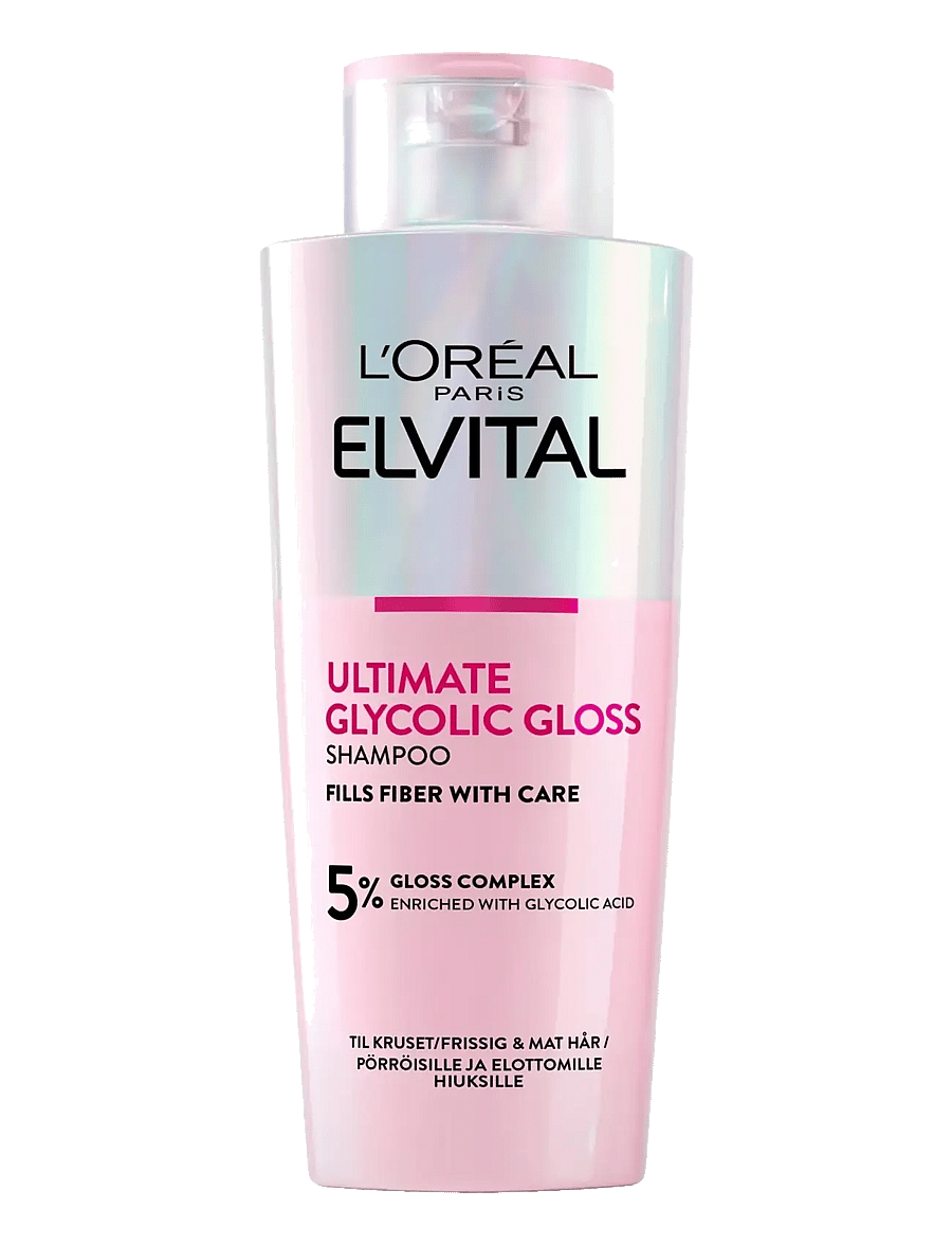 L'Oréal Paris - L'Oréal Paris Elvital Ultimate Glycolic Gloss Shampoo for dull hair 200 ml - Šampoon - glycolic gloss shampoo - 0
