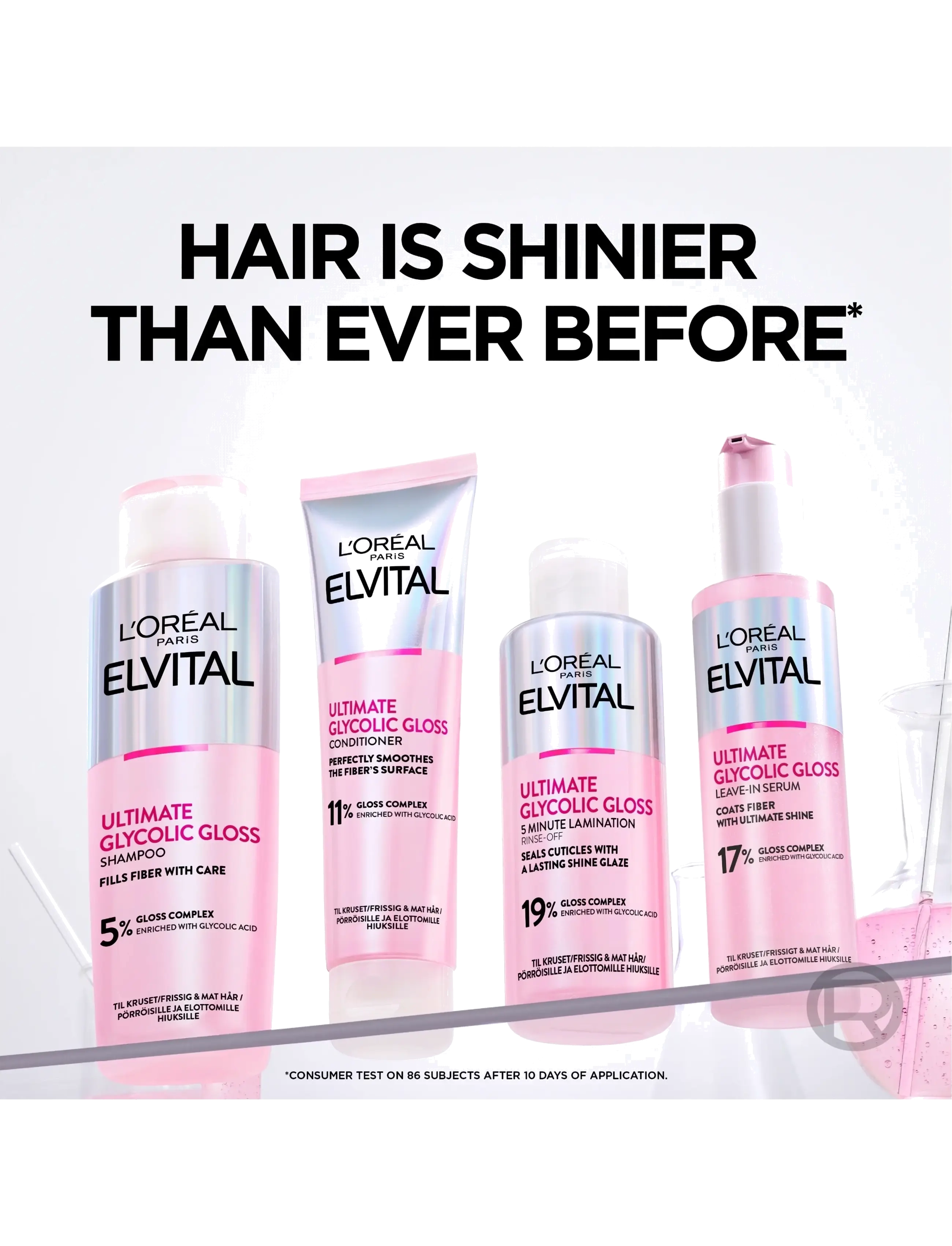 L'Oréal Paris - L'Oréal Paris Elvital Ultimate Glycolic Gloss Shampoo for dull hair 200 ml - shampoo - glycolic gloss shampoo - 5