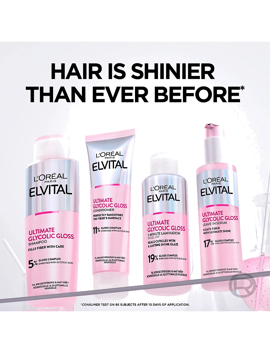 L'Oréal Paris - L'Oréal Paris Elvital Ultimate Glycolic Gloss Shampoo for dull hair 200 ml - Šampoon - glycolic gloss shampoo - 5