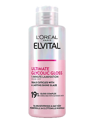 L'OréAl Paris Elvital Ultimate Glycolic Gloss Rinse-Off Treatment For Dull Hair 200 Ml - HåRkur