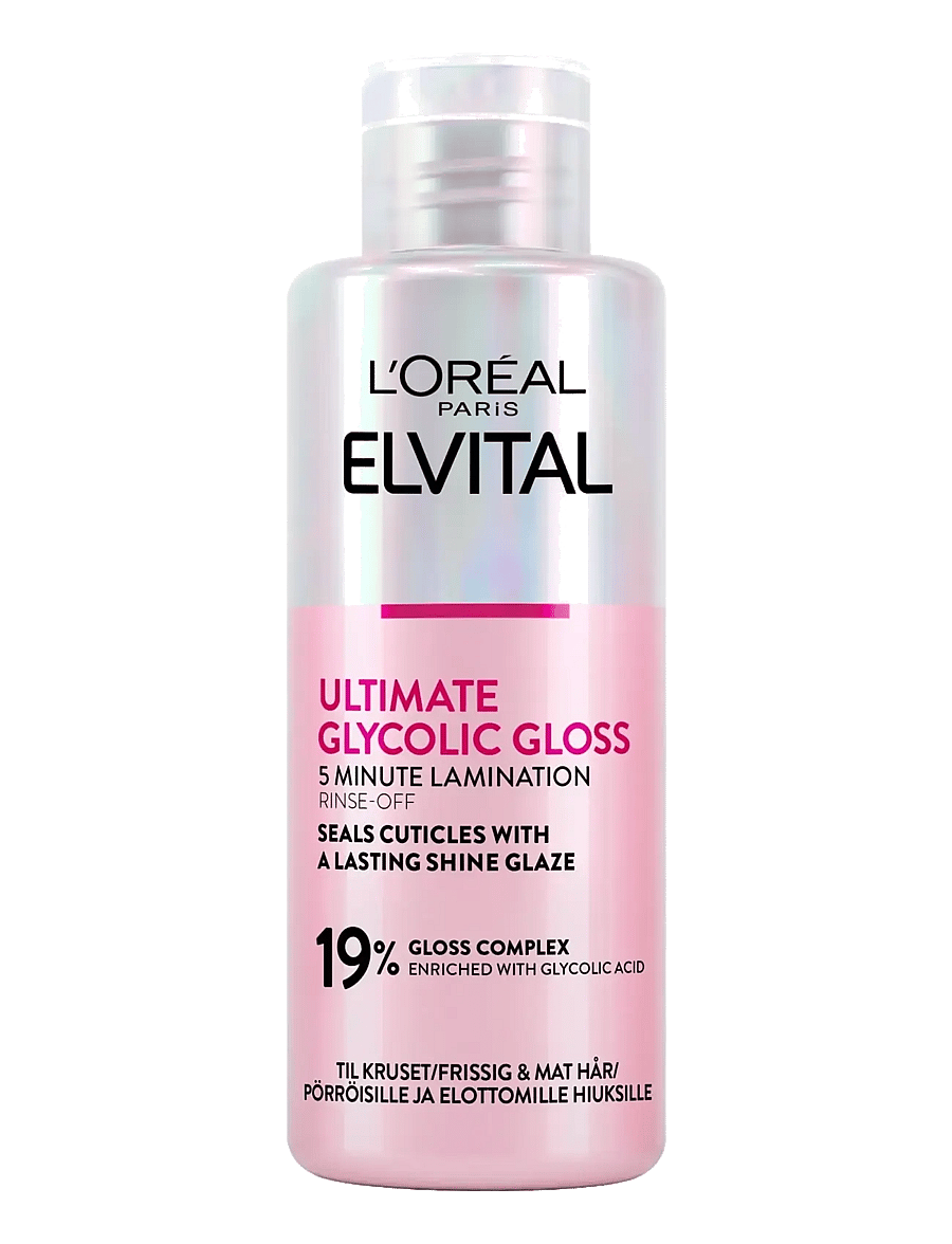 L'Oréal Paris - L'Oréal Paris Elvital Ultimate Glycolic Gloss Rinse-Off Treatment for dull hair 200 ml - hooldusvahendid - glycolic gloss - 0
