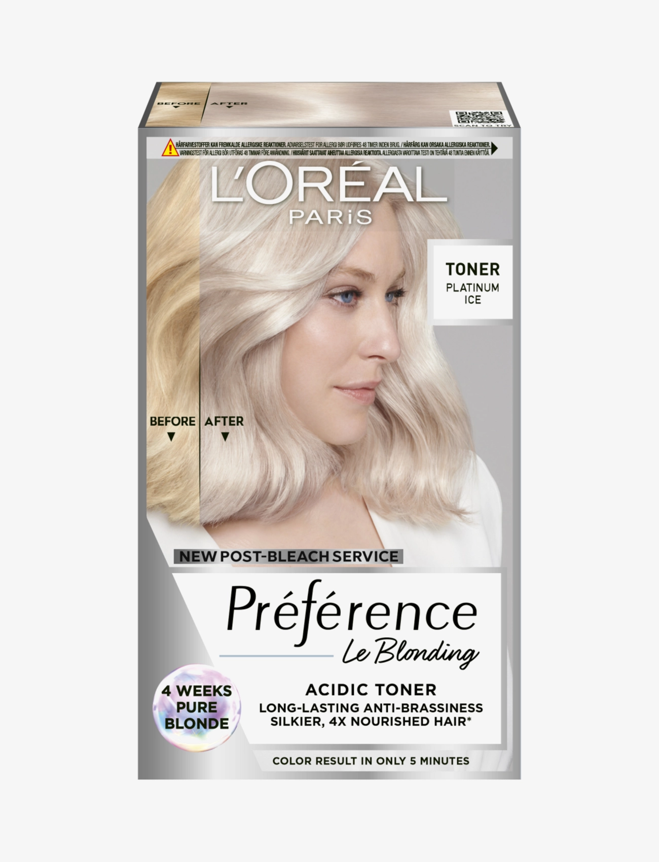 L'Oréal Paris L'Oréal Paris Préférence Le Blonding Toner Platinum Ice - L'Oréal Paris - PLATINUM ICE / clear