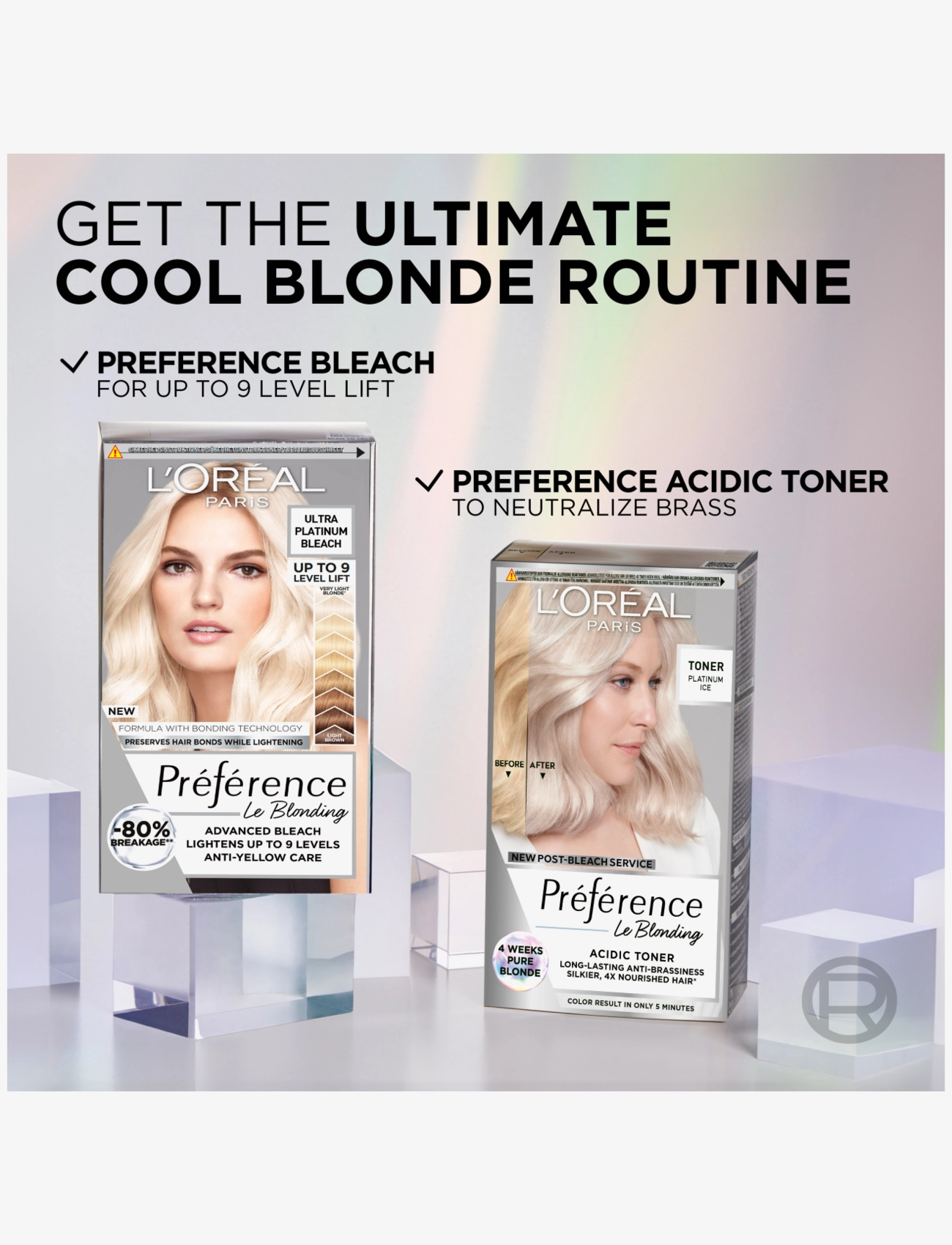 L'Oréal Paris - L'Oréal Paris Préférence Le Blonding Toner Platinum Ice - platinum ice - 2