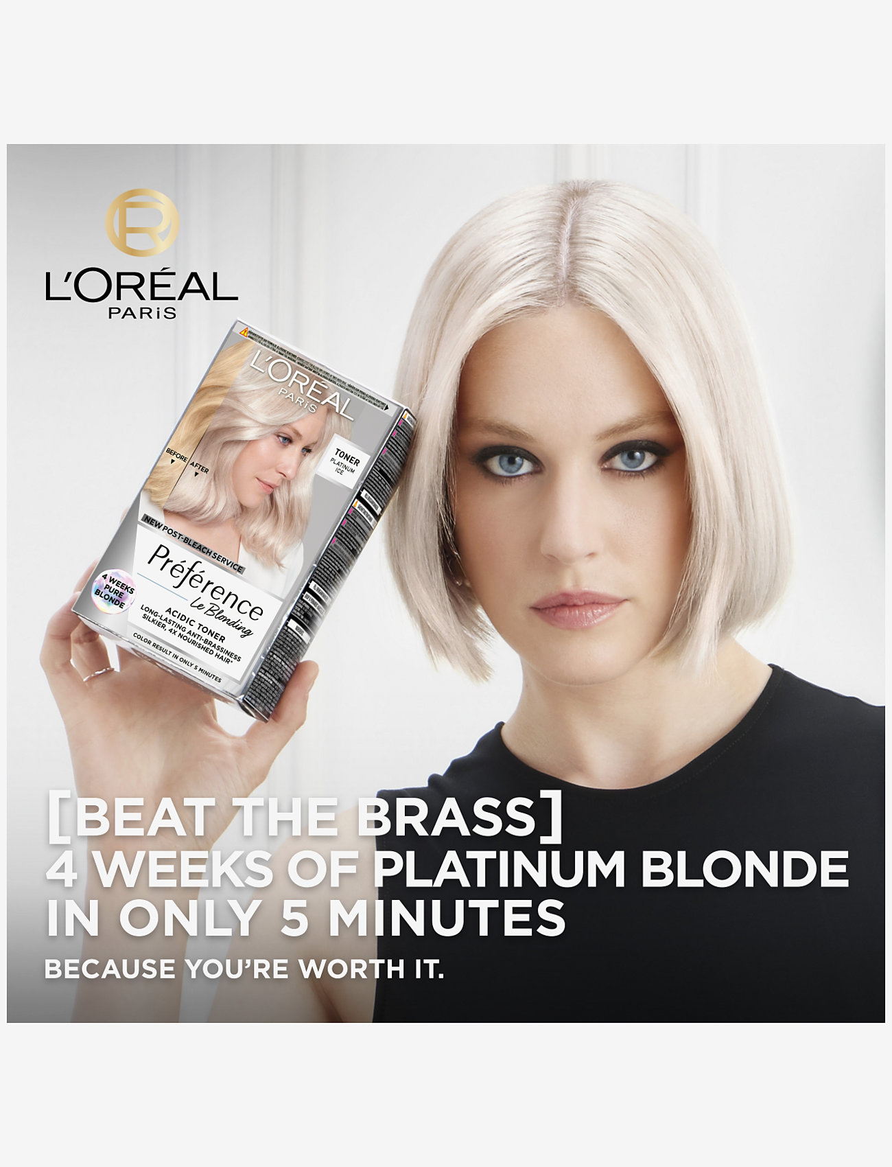 L'Oréal Paris - L'Oréal Paris Préférence Le Blonding Toner Platinum Ice - toning - platinum ice - 3