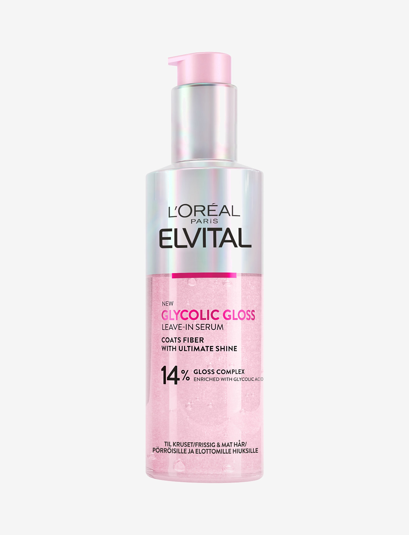 L'Oréal Paris - L'Oréal Paris, Elvital, Glycolic Gloss, Softening and shine boosting Leave-in Serum, 150 ml - glycolic gloss - 0