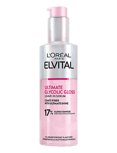 L'OréAl Paris Elvital Ultimate Glycolic Gloss Leave-In Serum For Dull Hair 150 Ml - Leave-In Treatment
