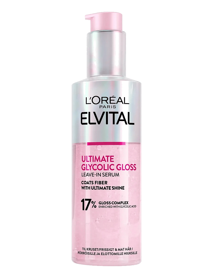 L'Oréal Paris - L'Oréal Paris Elvital Ultimate Glycolic Gloss Leave-in Serum for dull hair 150 ml - juukseseerumid - glycolic gloss - 0