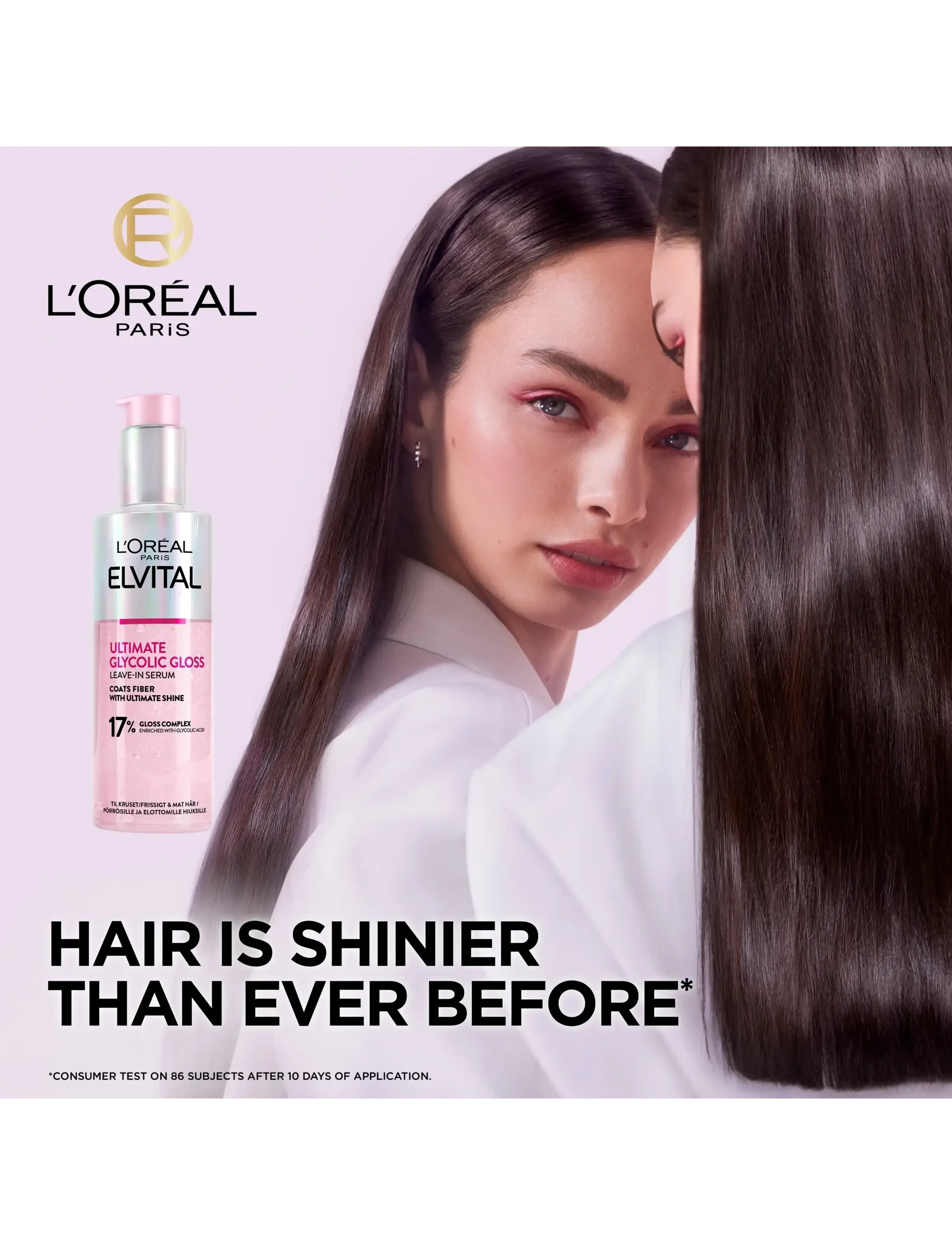 L'Oréal Paris - L'Oréal Paris Elvital Ultimate Glycolic Gloss Leave-in Serum for dull hair 150 ml - hårserum - glycolic gloss - 2