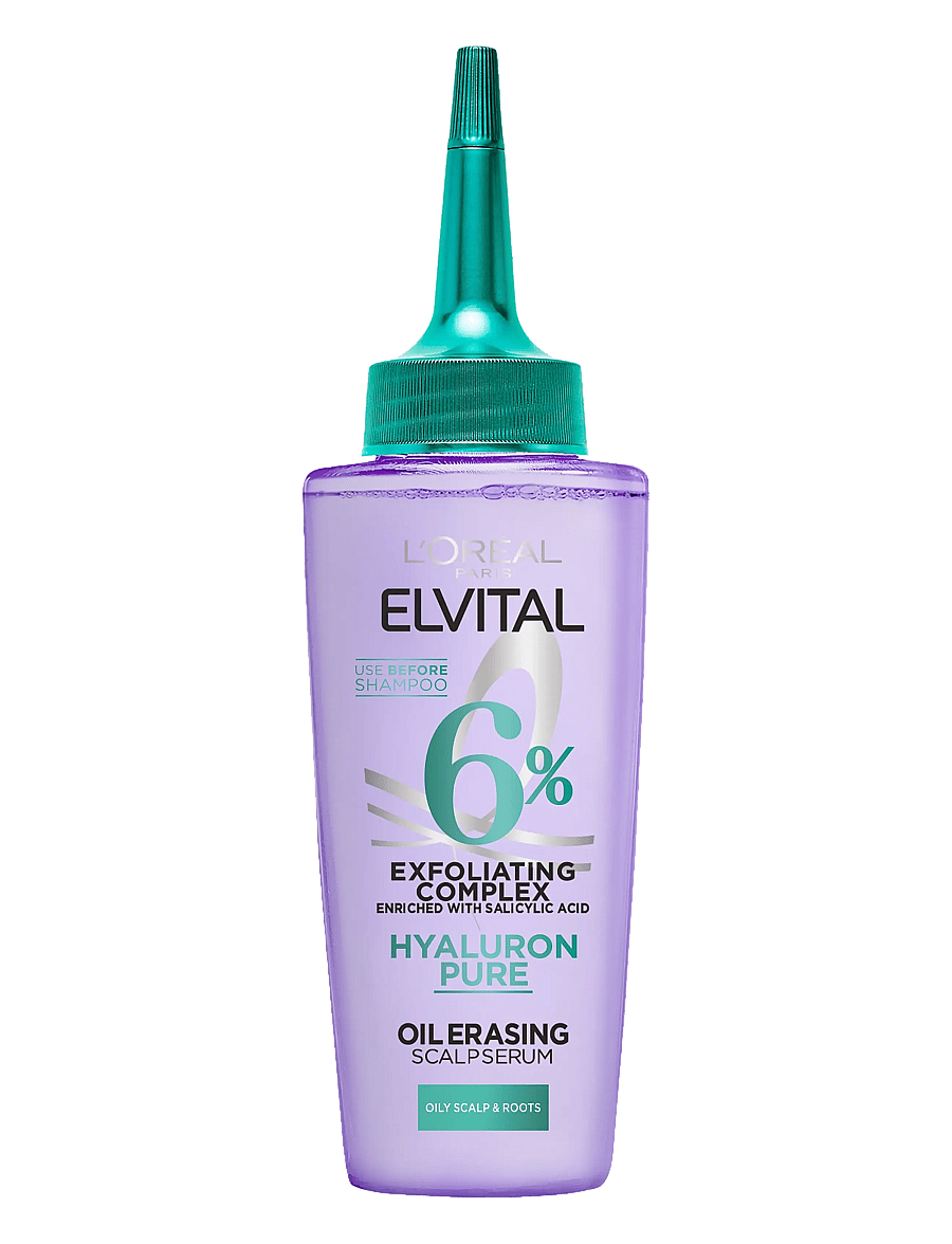 L'Oréal Paris - L'Oréal Paris Elvital Hyaluron Pure Oil Erasing Scalp Serum for dehydrated hair 102 ml - juukseseerumid - hyaluron pure - 0