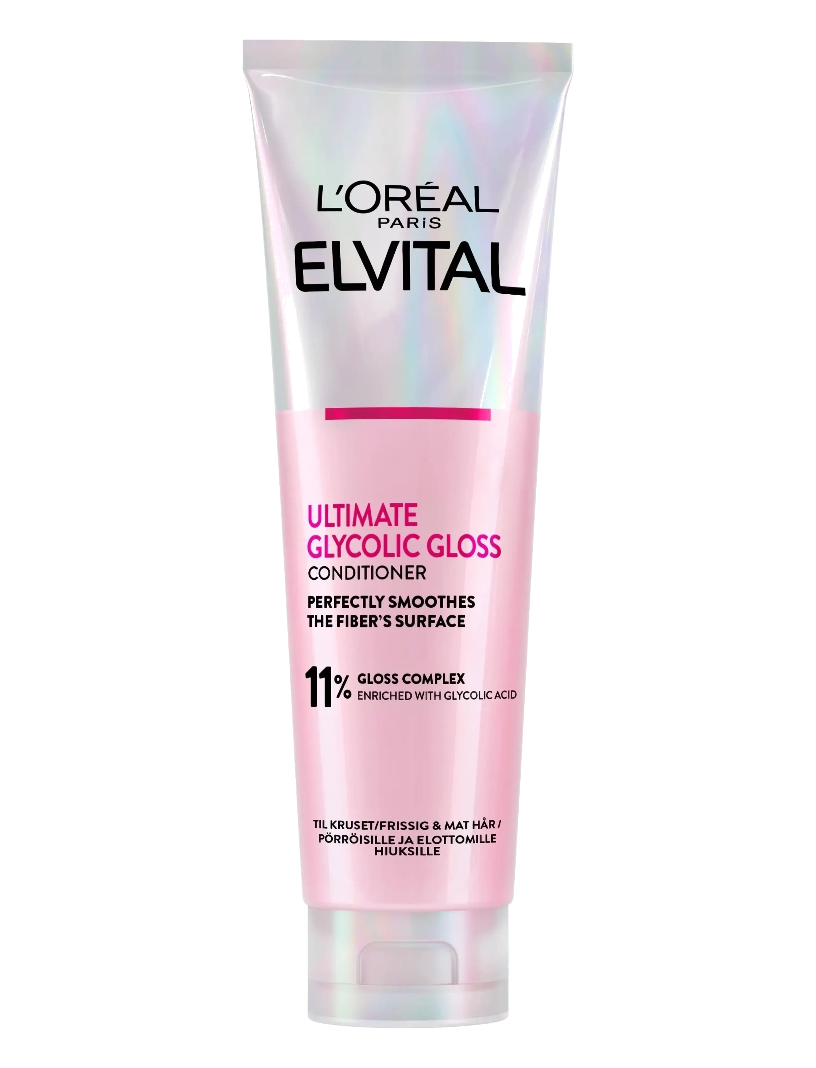 L'Oréal Paris L'oréal Paris Elvital Ultimate Glycolic Gloss Conditioner For Dull Hair 150 ml, 150 ml, Nude, Pleje > Balsam, Dame