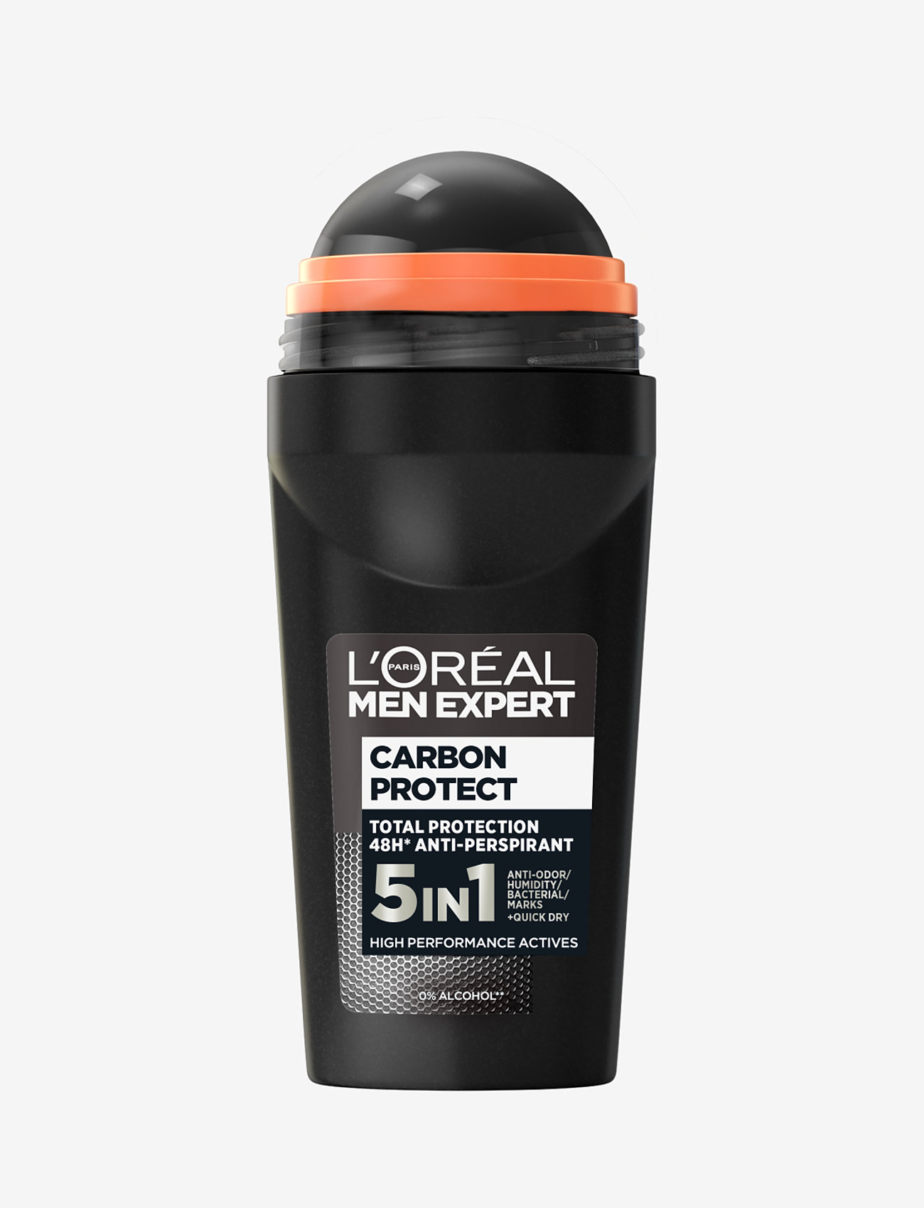 L'Oréal Paris - L'Oreal Paris Men Expert Carbon Protect Total Protection 48H Anti-Perspirant Roll-On 100ml - roll on deoer - clear - 0