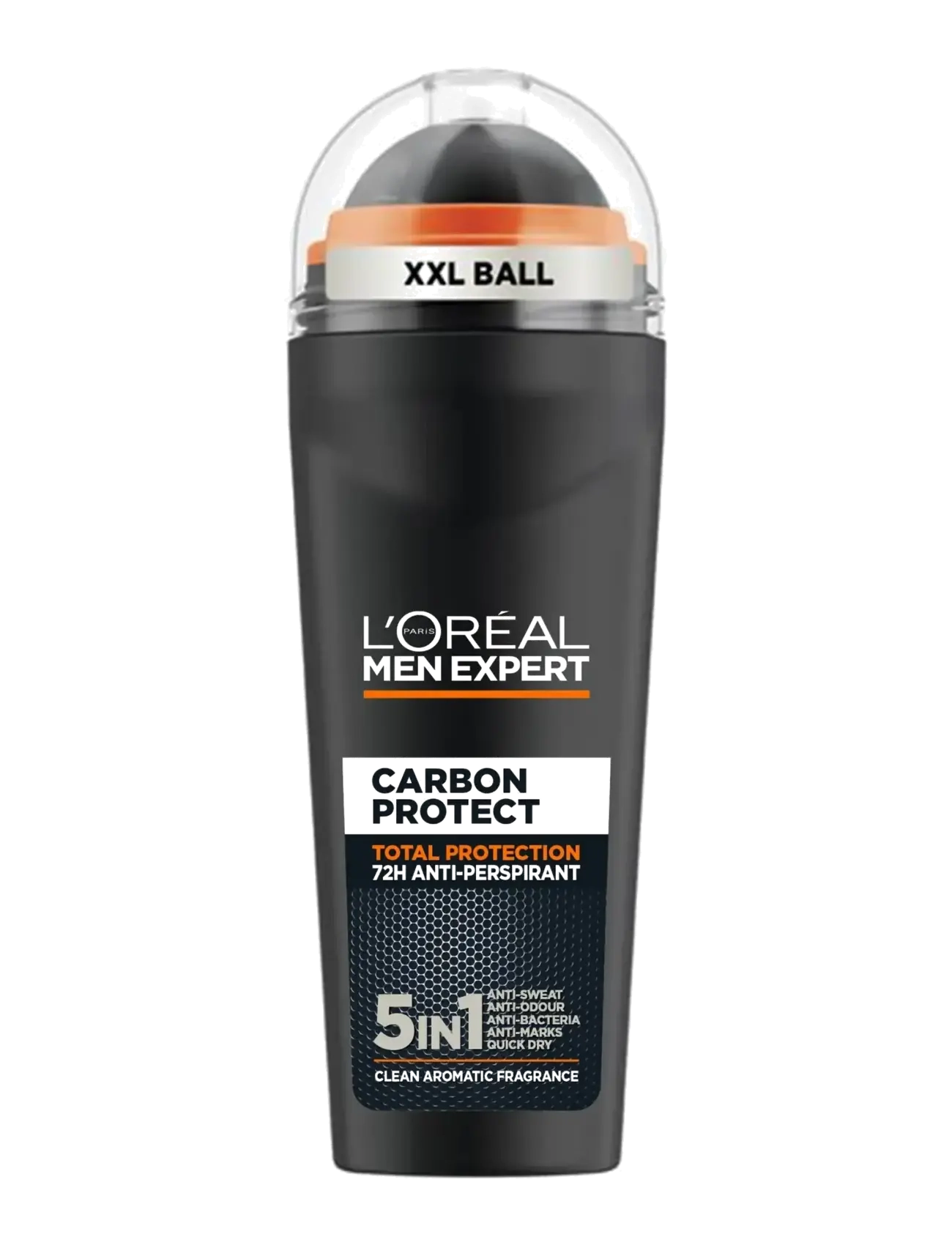 L'Oréal Paris Men Expert Carbon Protect Total Protection 48H Anti-Perspirant Deodorant Roll On 100 ml - Dezodorantai - CLEAR / undefined