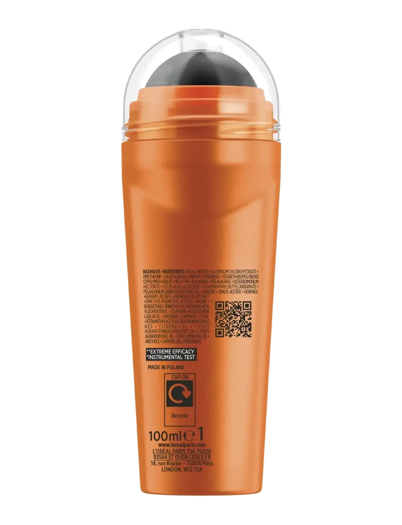 L'Oréal Paris - Men Expert Thermic Resist Heat Protection 48H Anti-Perspirant Deodorant Roll On 100 ml - clear - 1