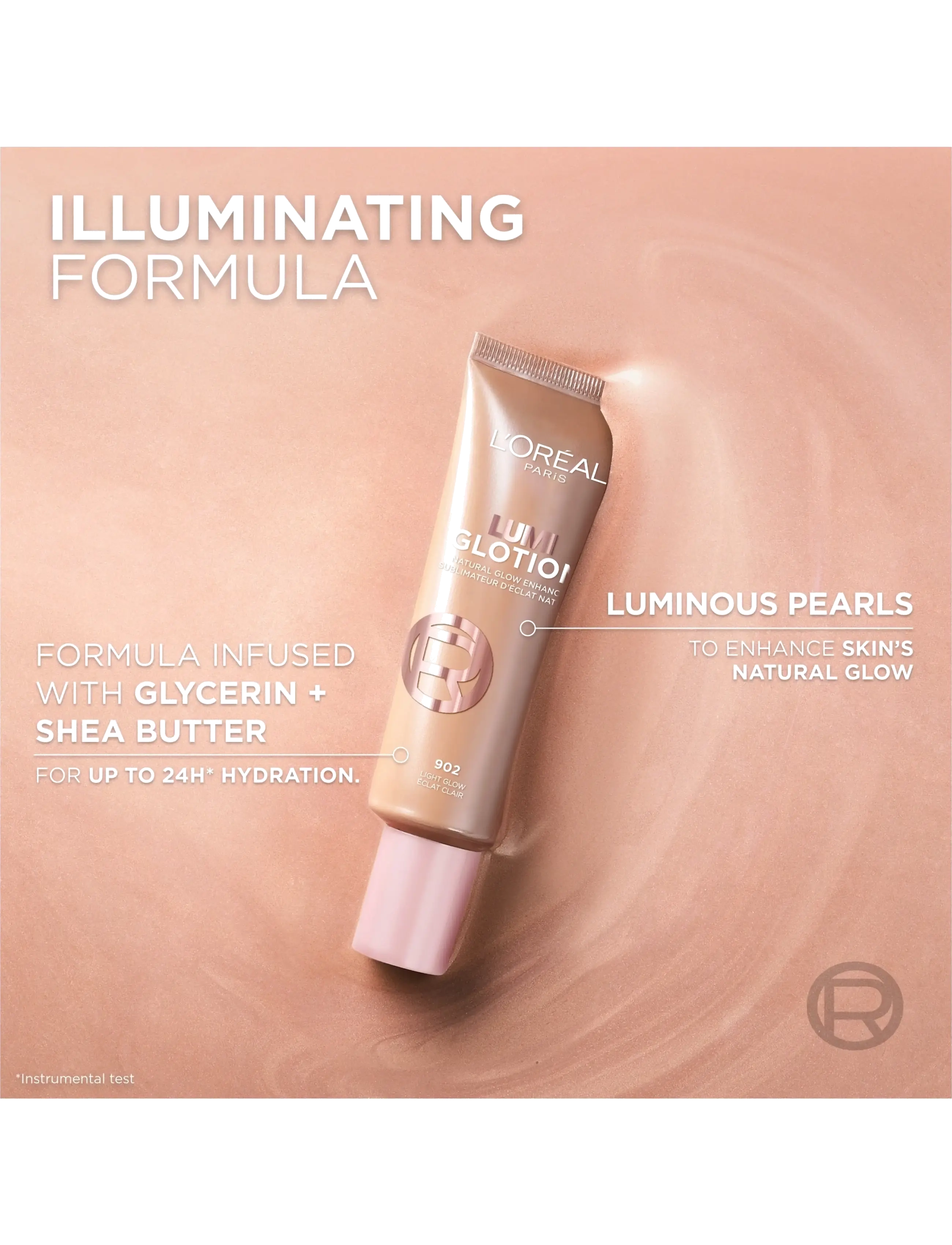 L'Oréal Paris - L'Oréal Paris Lumi Glotion Highlighter 902 Light Glow 40ml - makeup - light glow light glow - 1