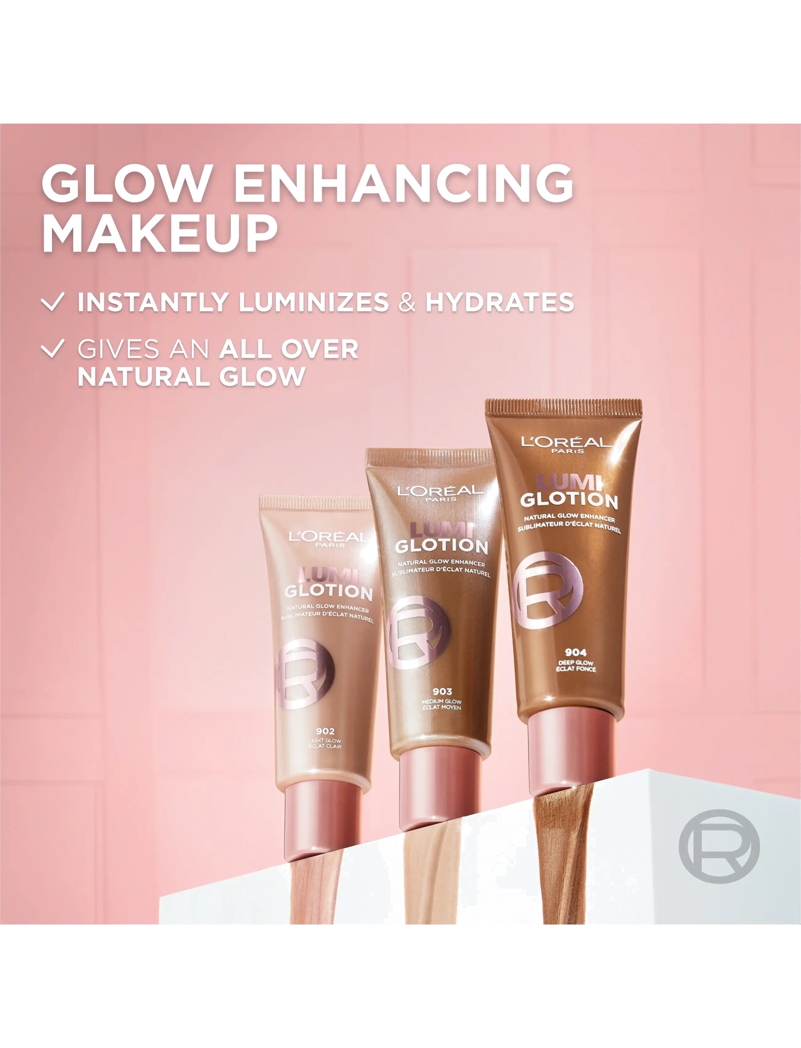 L'Oréal Paris - L'Oréal Paris Lumi Glotion Highlighter 902 Light Glow 40ml - makeup - light glow light glow - 2
