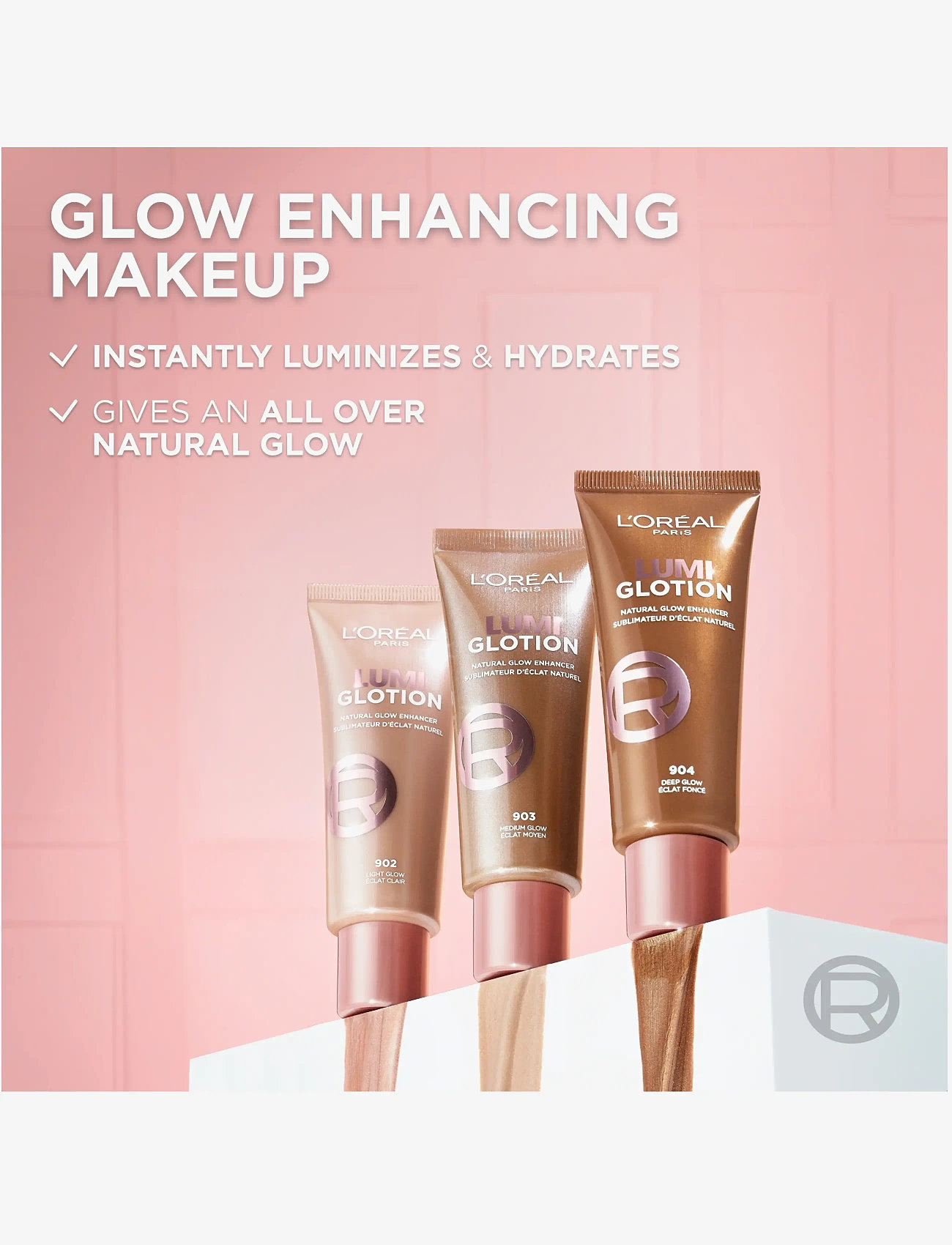 L'Oréal Paris - L'Oréal Paris Lumi Glotion Highlighter 903 Medium Glow 40ml - smink - medium glow medium glow - 2