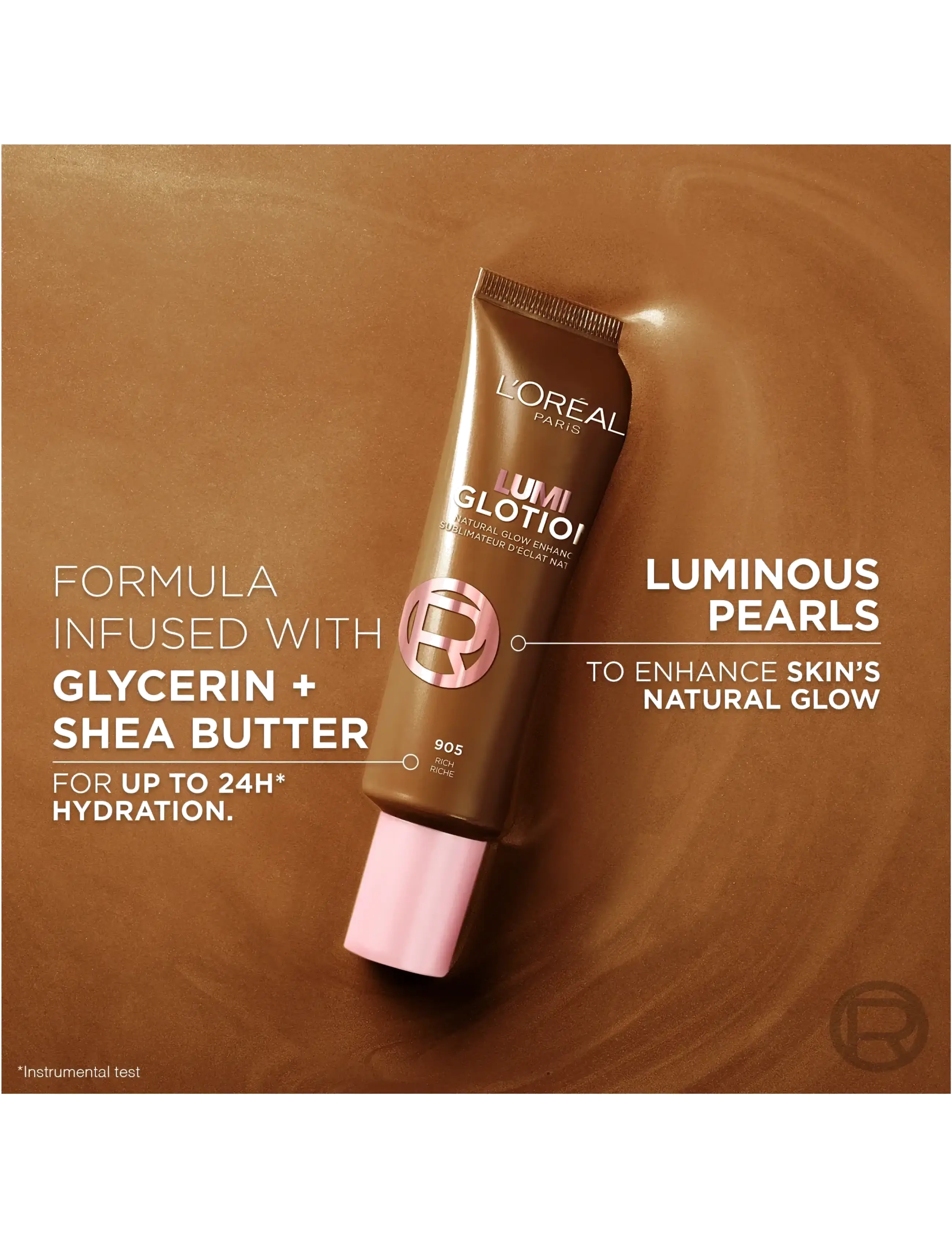 L'Oréal Paris - L'Oréal Paris Lumi Glotion Liquid Highlighter 905 Very Deep Glow 40 ml - makeup - very deep glow - 2