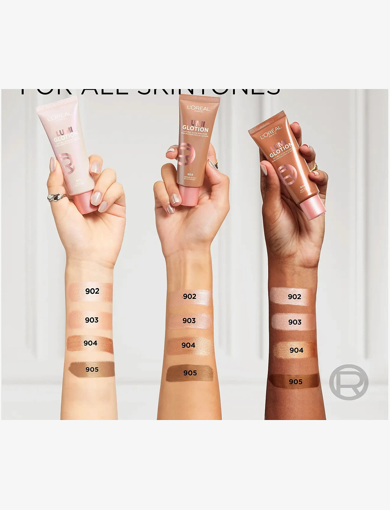 L'Oréal Paris - L'Oréal Paris Lumi Glotion Liquid Highlighter 905 Very Deep Glow 40 ml - smink - very deep glow - 5