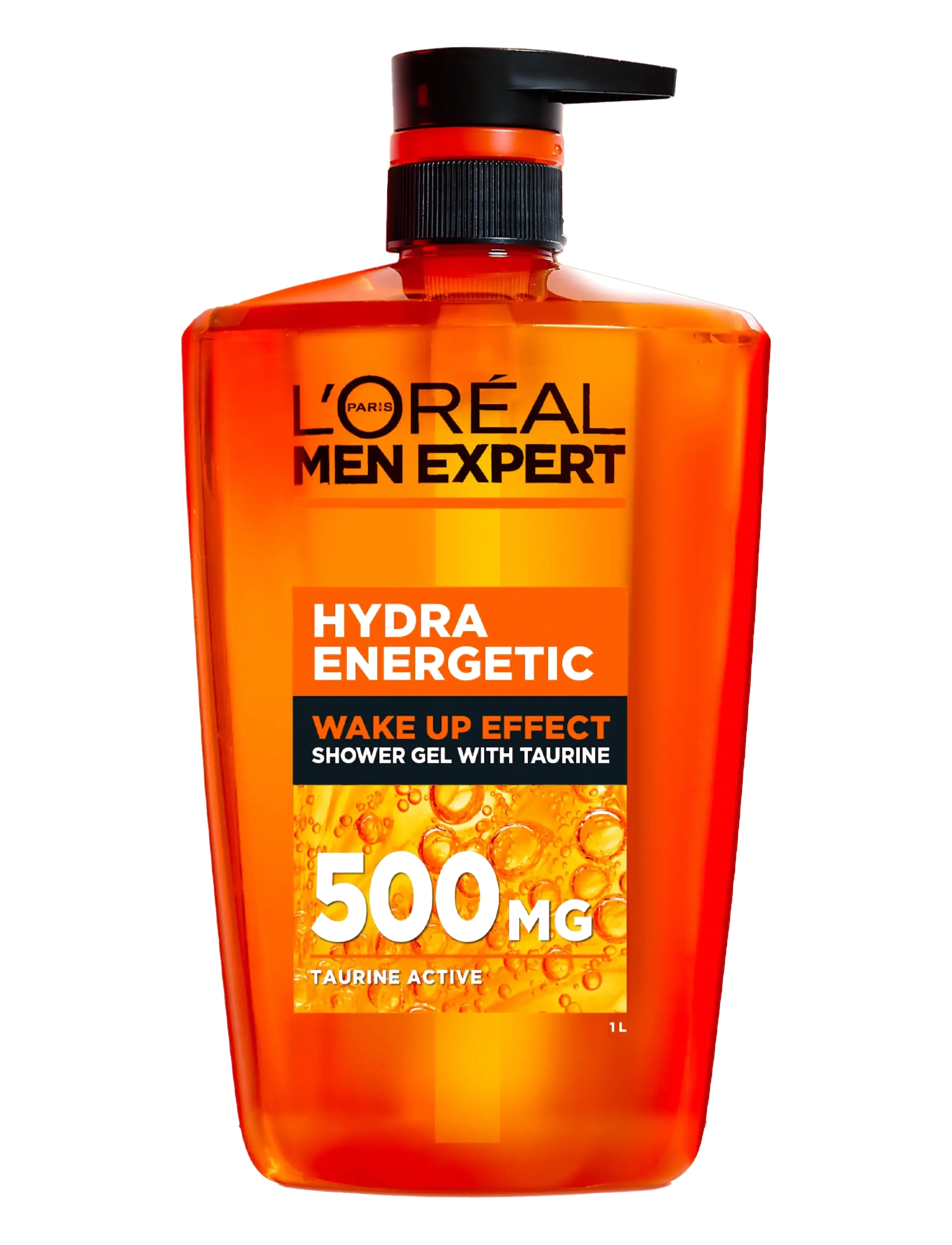 L'Oréal Paris L'Oréal Men Expert Hydra Energetic Wake Up Effect Taurine Shower Gel for all skin types 1000 ml - Keha - N/A / clear