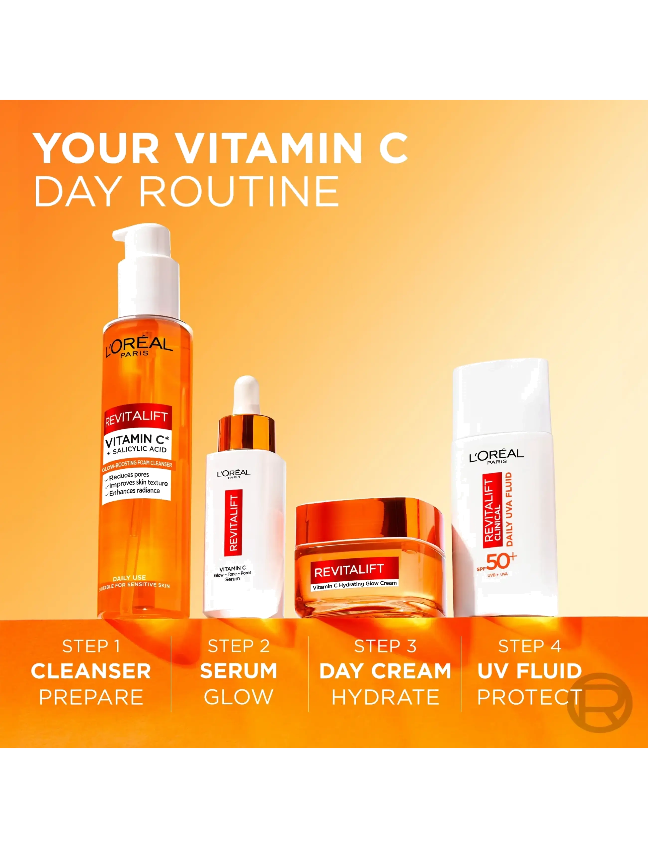L'Oréal Paris - L'Oréal Paris Revitalift Clinical Vitamin C Hydrating Glow Cream for normal skin 50 ml - clear - 4