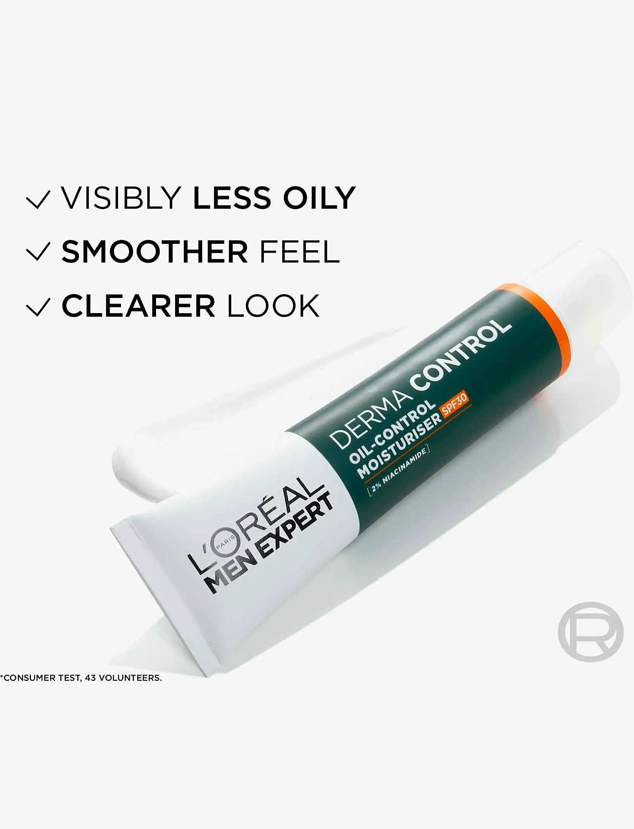 L'Oréal Paris - L'Oréal Paris Men Expert Derma Control Oil-Control Moisturiser SPF30 for sensitive skin 40 ml - clear - 3