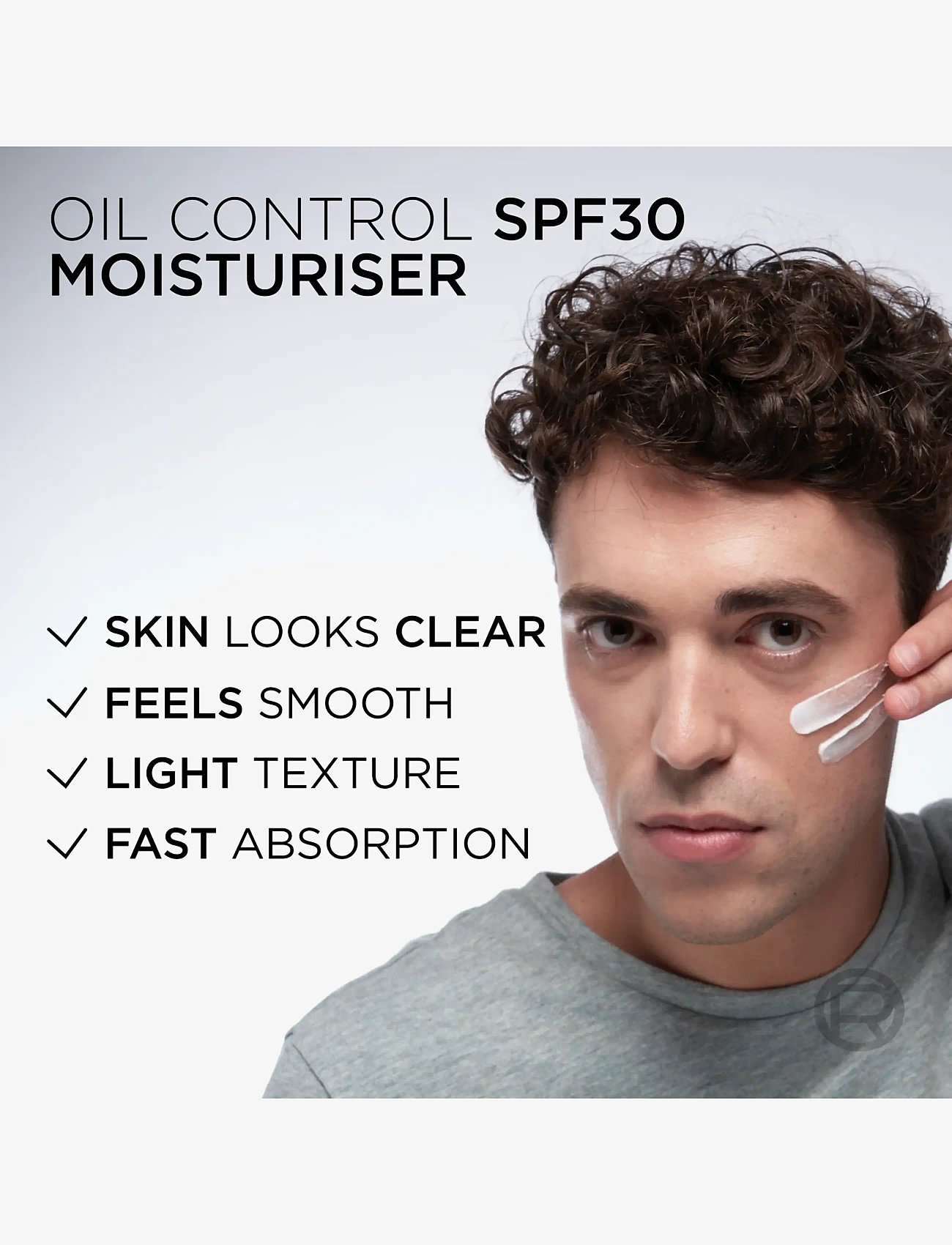 L'Oréal Paris - L'Oréal Paris Men Expert Derma Control Oil-Control Moisturiser SPF30 for sensitive skin 40 ml - clear - 5