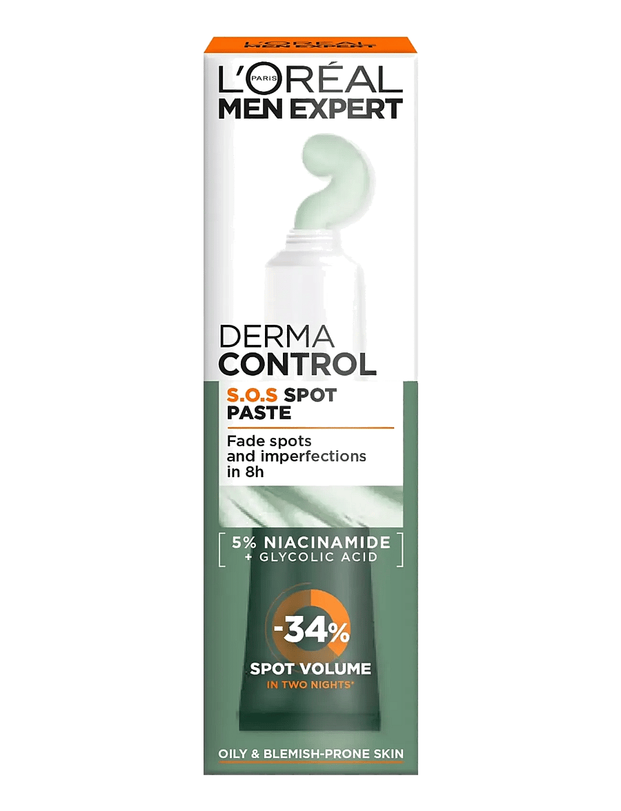 L'Oréal Paris - L'Oréal Paris Men Expert Derma Control S.O.S Spot Paste for sensitive skin 45 ml - clear - 1