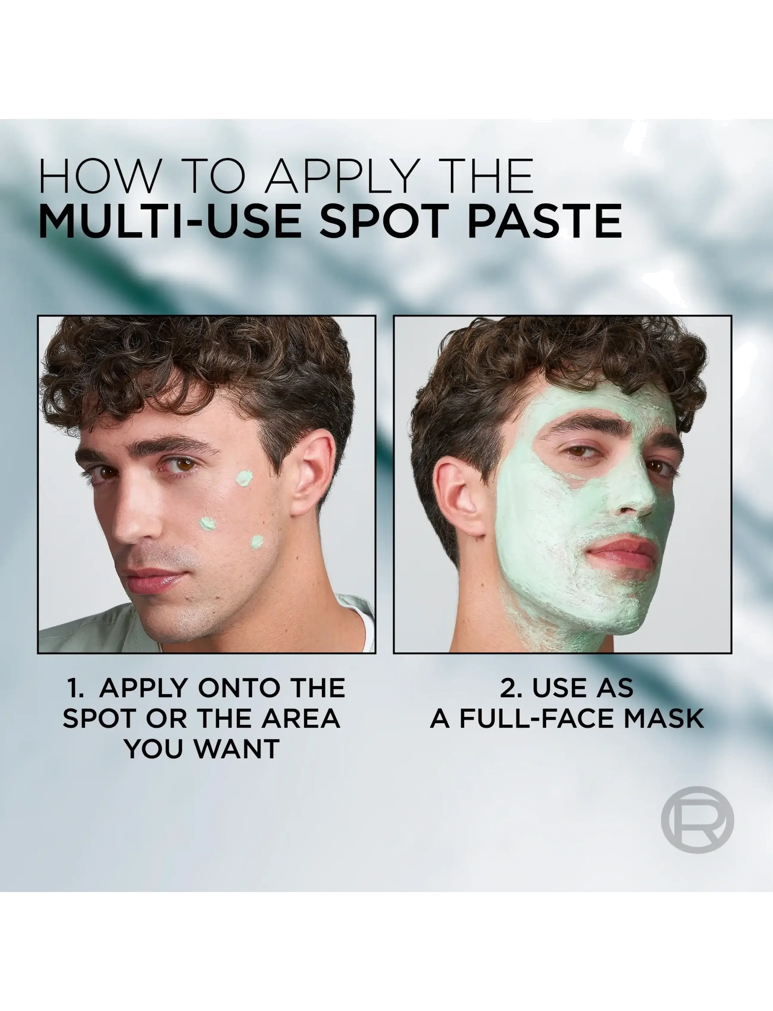 L'Oréal Paris - L'Oréal Paris Men Expert Derma Control S.O.S Spot Paste for sensitive skin 45 ml - ansigtsmasker - clear - 4