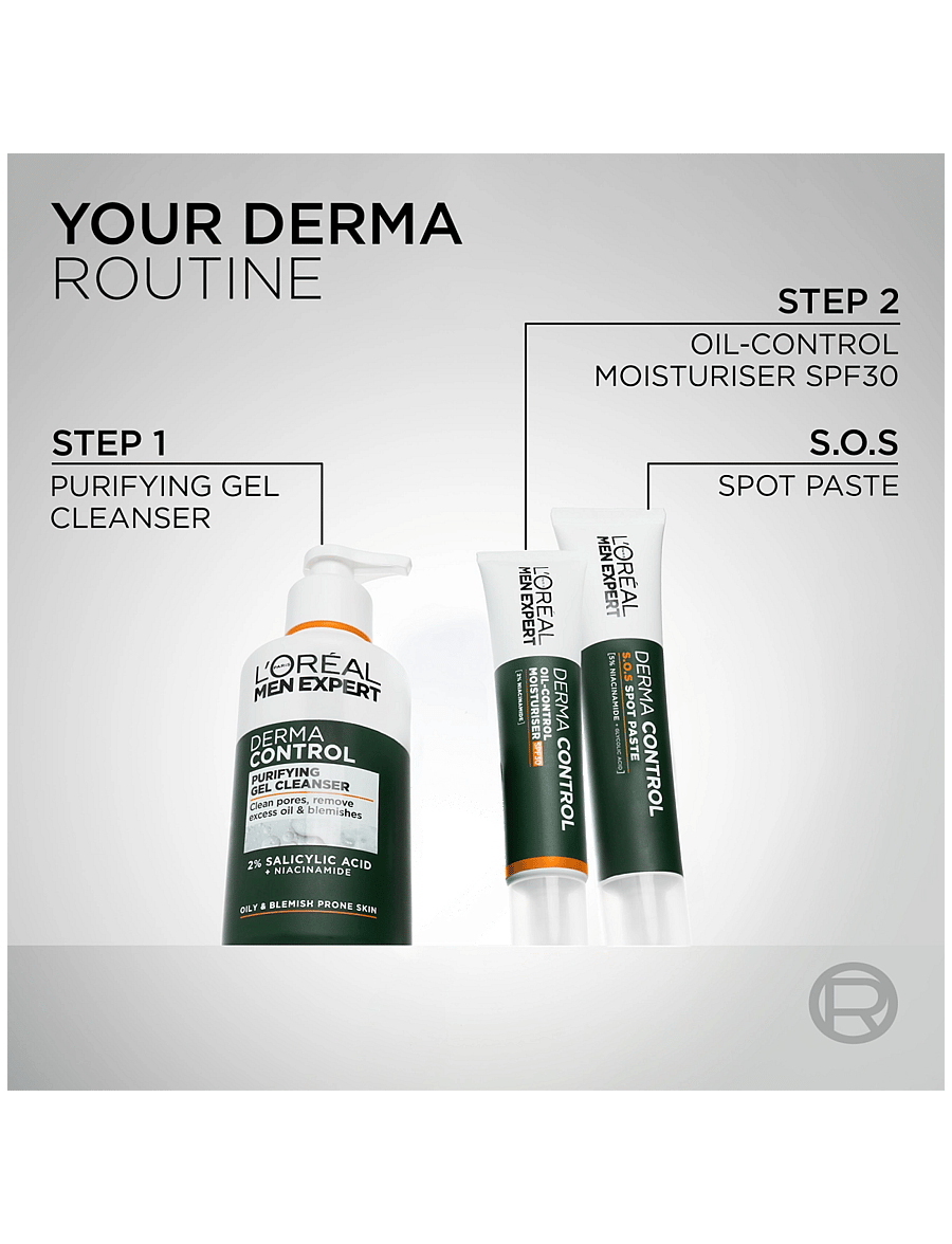 L'Oréal Paris - L'Oréal Paris Men Expert Derma Control S.O.S Spot Paste for sensitive skin 45 ml - clear - 5