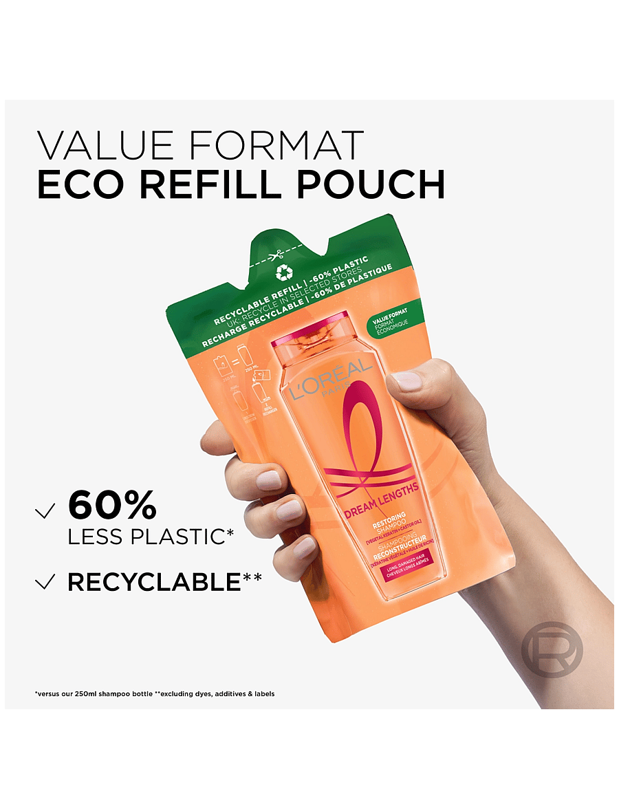 L'Oréal Paris - L'Oréal Paris Elvital Dream Length Shampoo Refill for long hair 500 ml - clear - 2