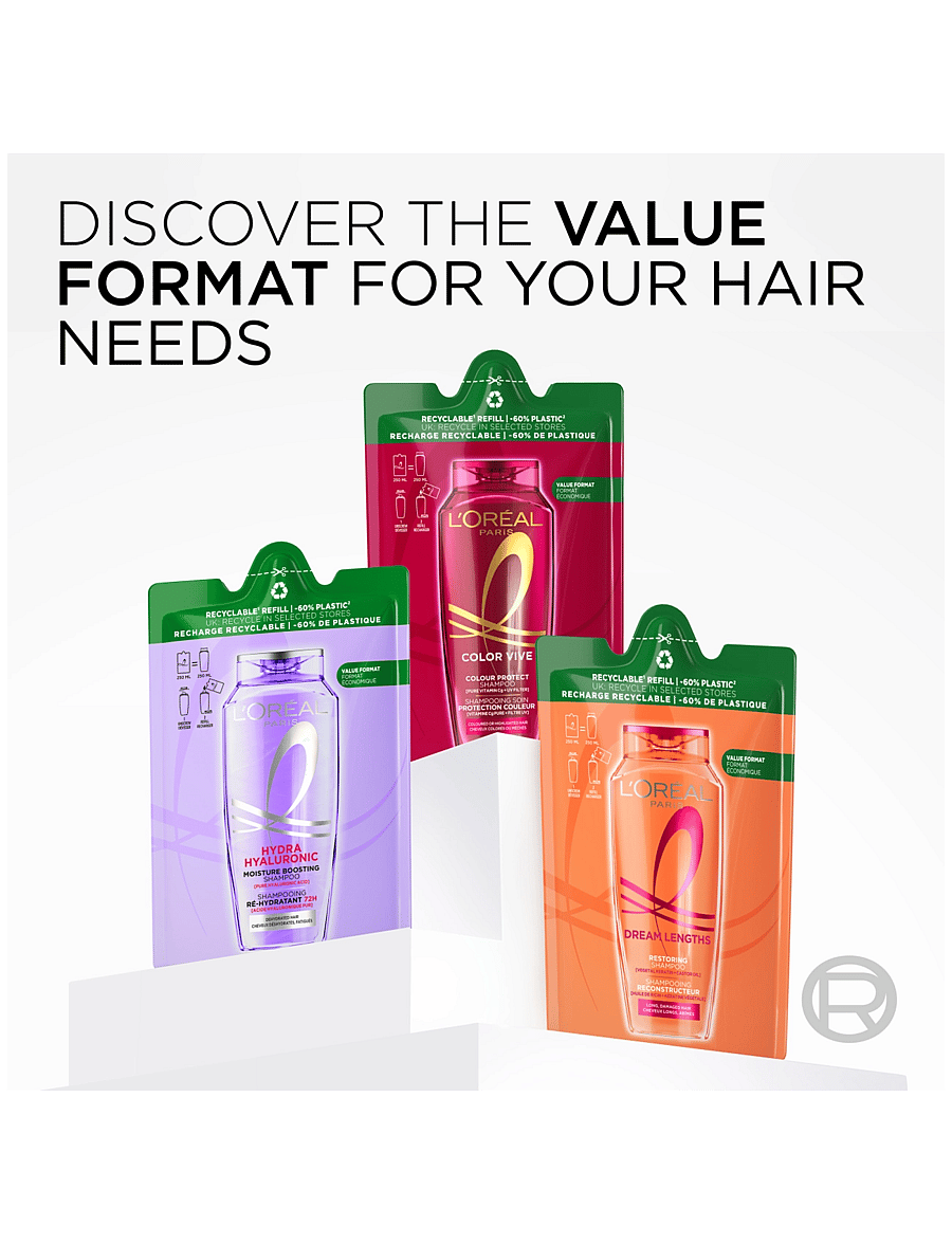 L'Oréal Paris - L'Oréal Paris Elvital Dream Length Shampoo Refill for long hair 500 ml - clear - 3