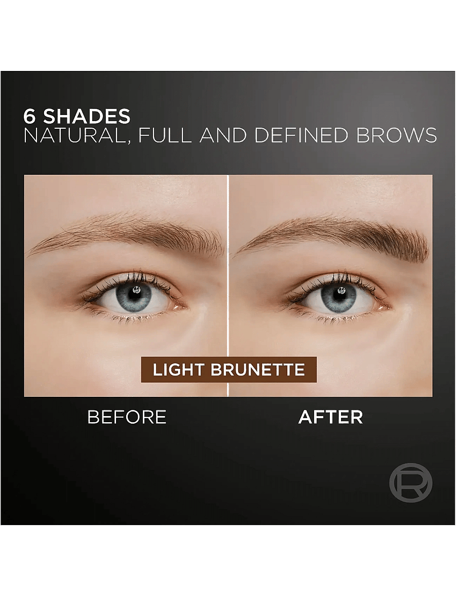 L'Oréal Paris - L'Oréal Paris Infaillible Faux Brow Pen 1ml - silmad ja kulmud - light brunette - 3