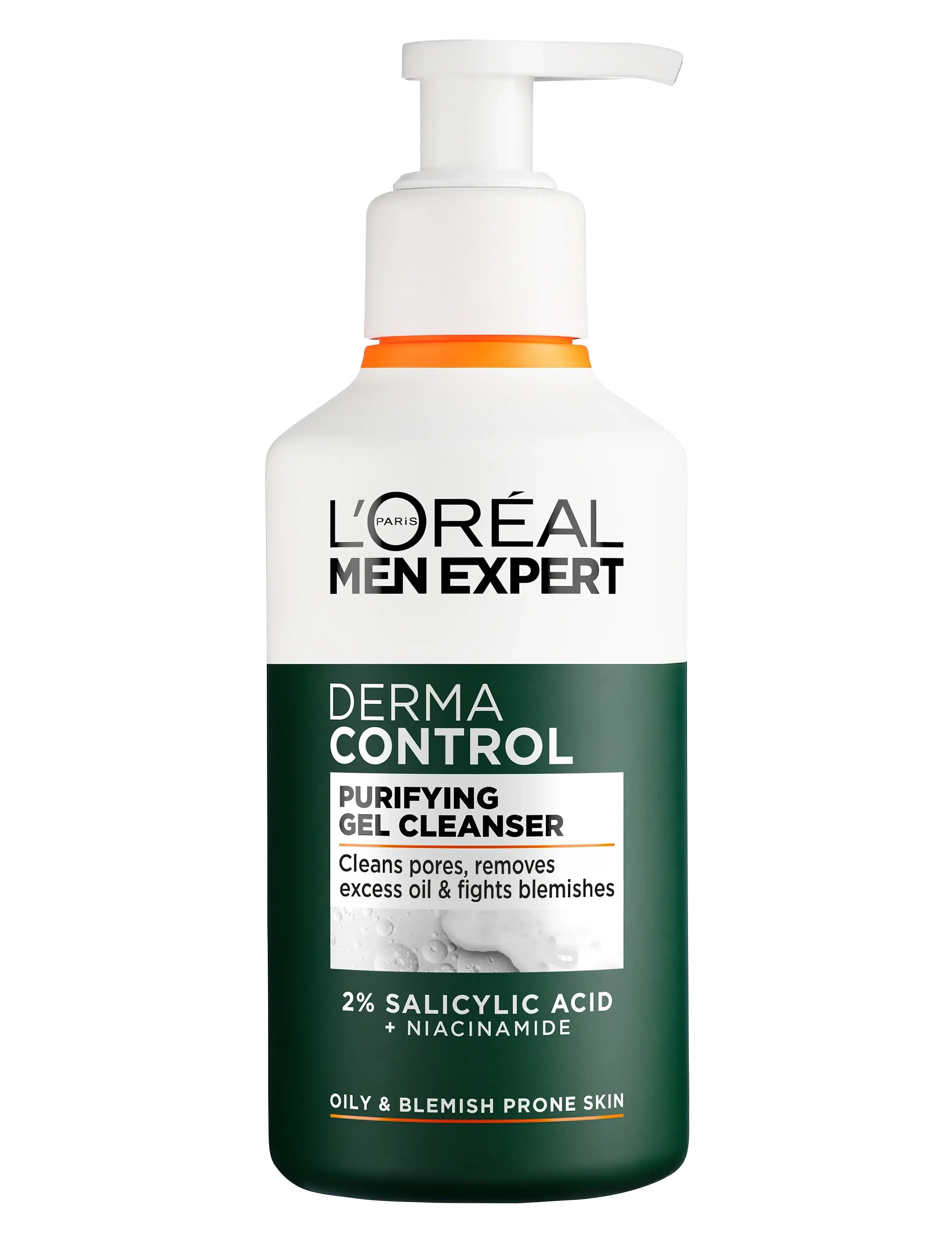 L'Oréal Paris L'oréal Paris Men Expert Derma Control Purifying Gel Cleanser For Sensitive Skin 260 ml, 260 ml, Nude, Ansigt > Ansigtsvask, Herre