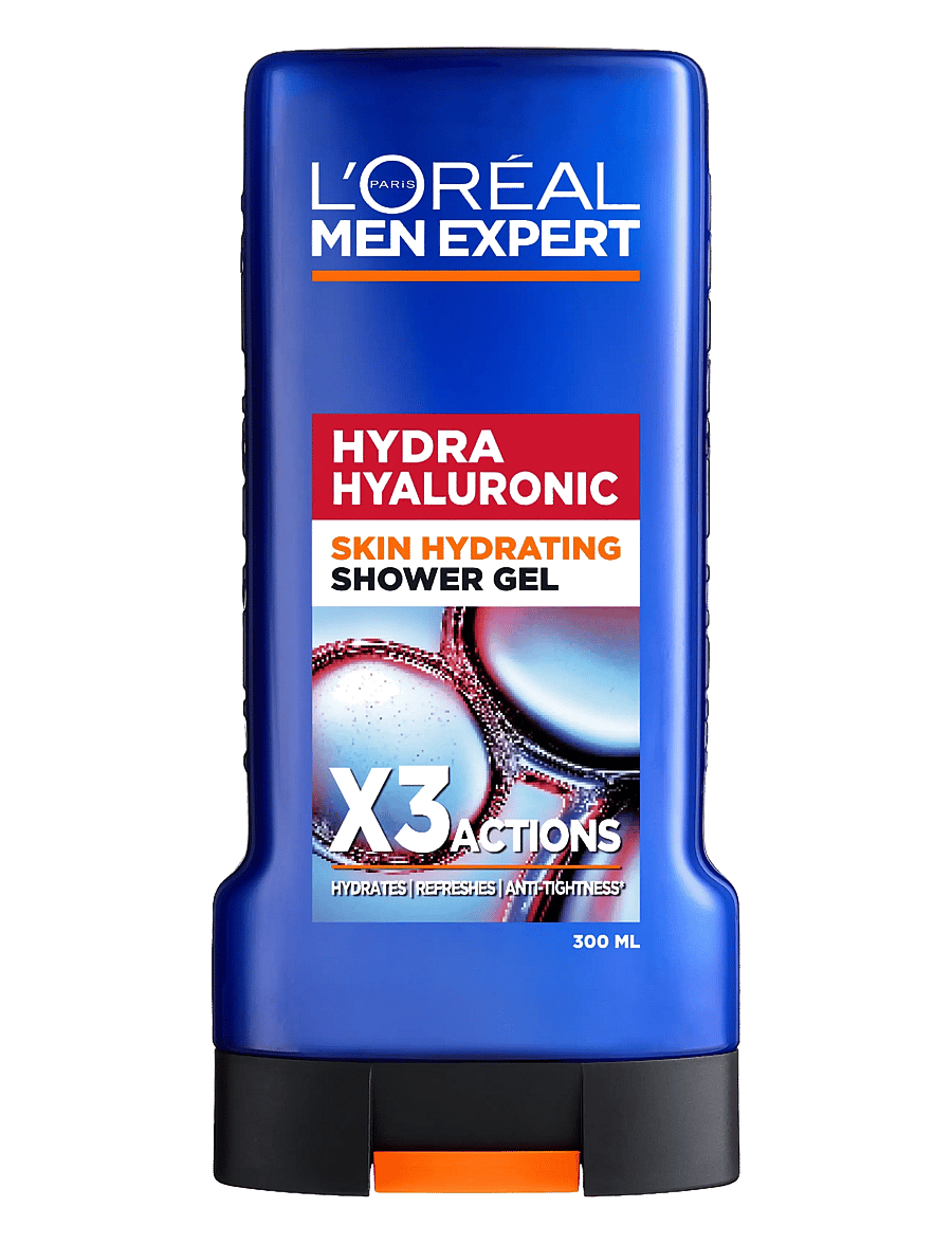 L'Oréal Paris - L'Oréal Paris Men Expert Hydra Hyaluronic Shower Gel for normal skin 300 ml - shower gel - clear - 1