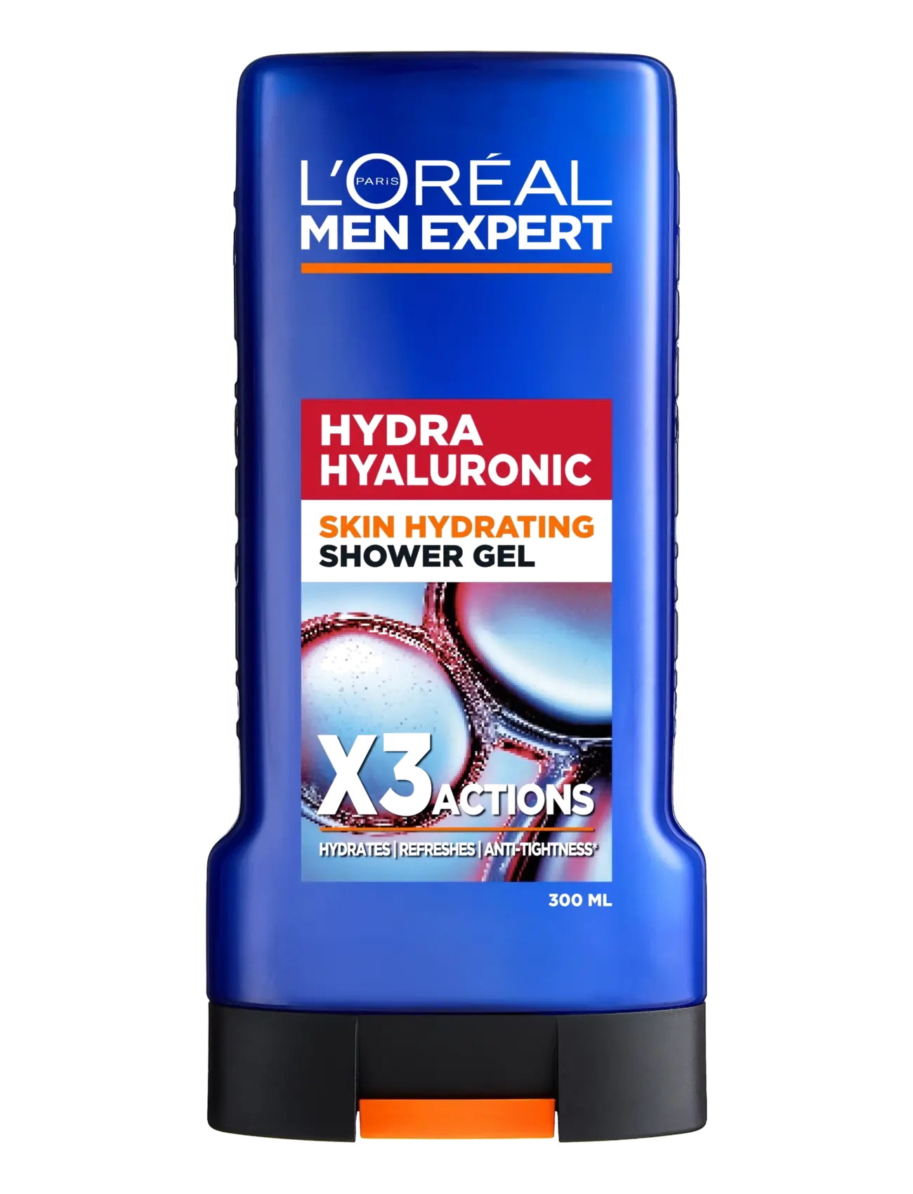 L'Oréal Paris - L'Oréal Paris Men Expert Hydra Hyaluronic Shower Gel for normal skin 300 ml - shower gels - clear - 2