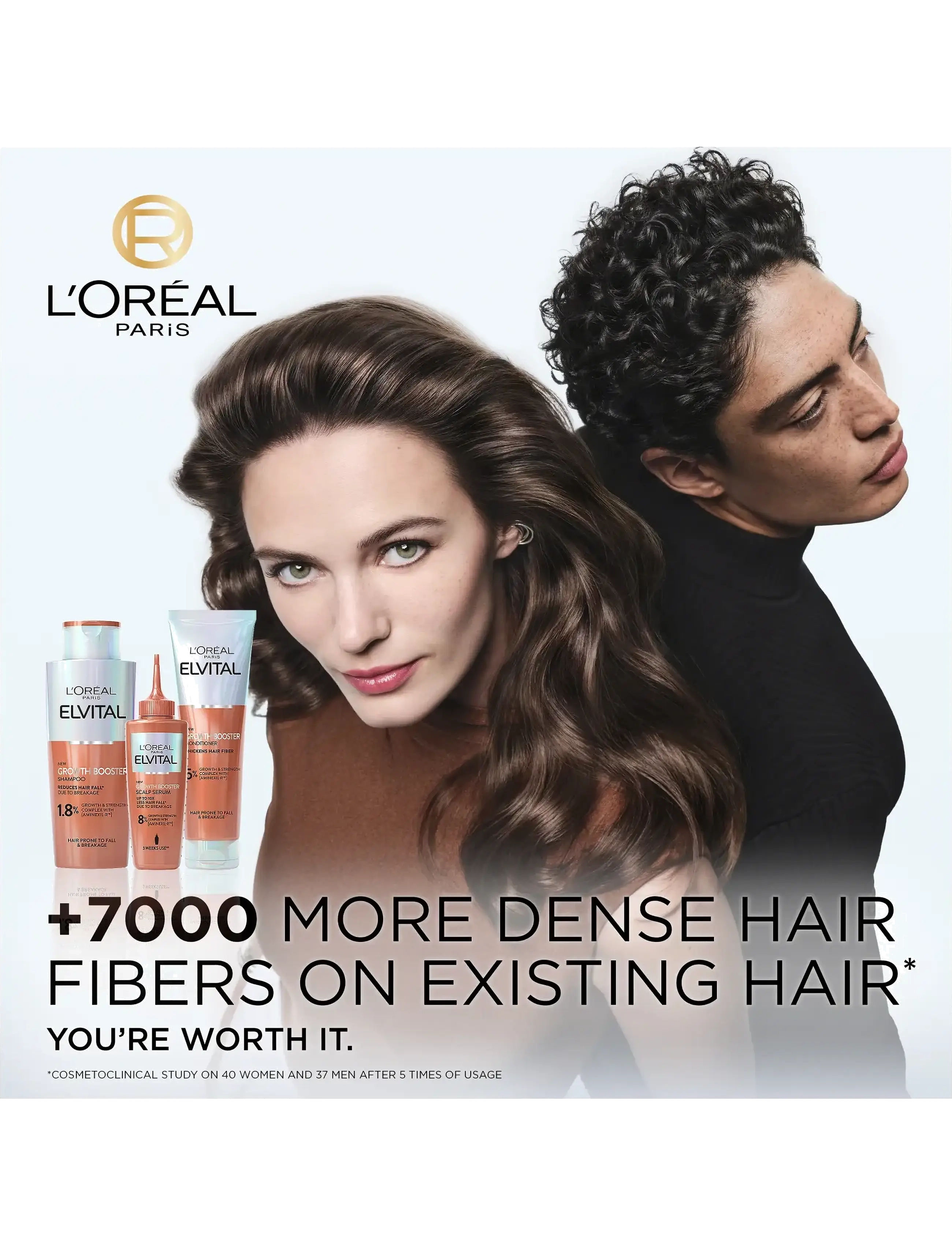 L'Oréal Paris - L'Oréal Paris Elvital Growth Booster Conditioner against hair loss 150 ml - hårpleje - clear - 1