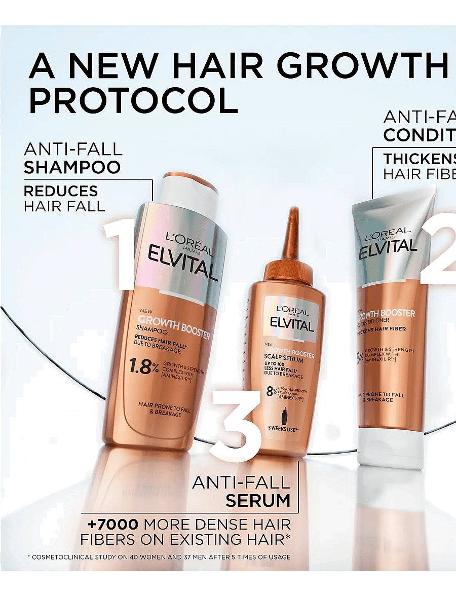 L'Oréal Paris - L'Oréal Paris Elvital Growth Booster Conditioner against hair loss 150 ml - hårpleje - clear - 5
