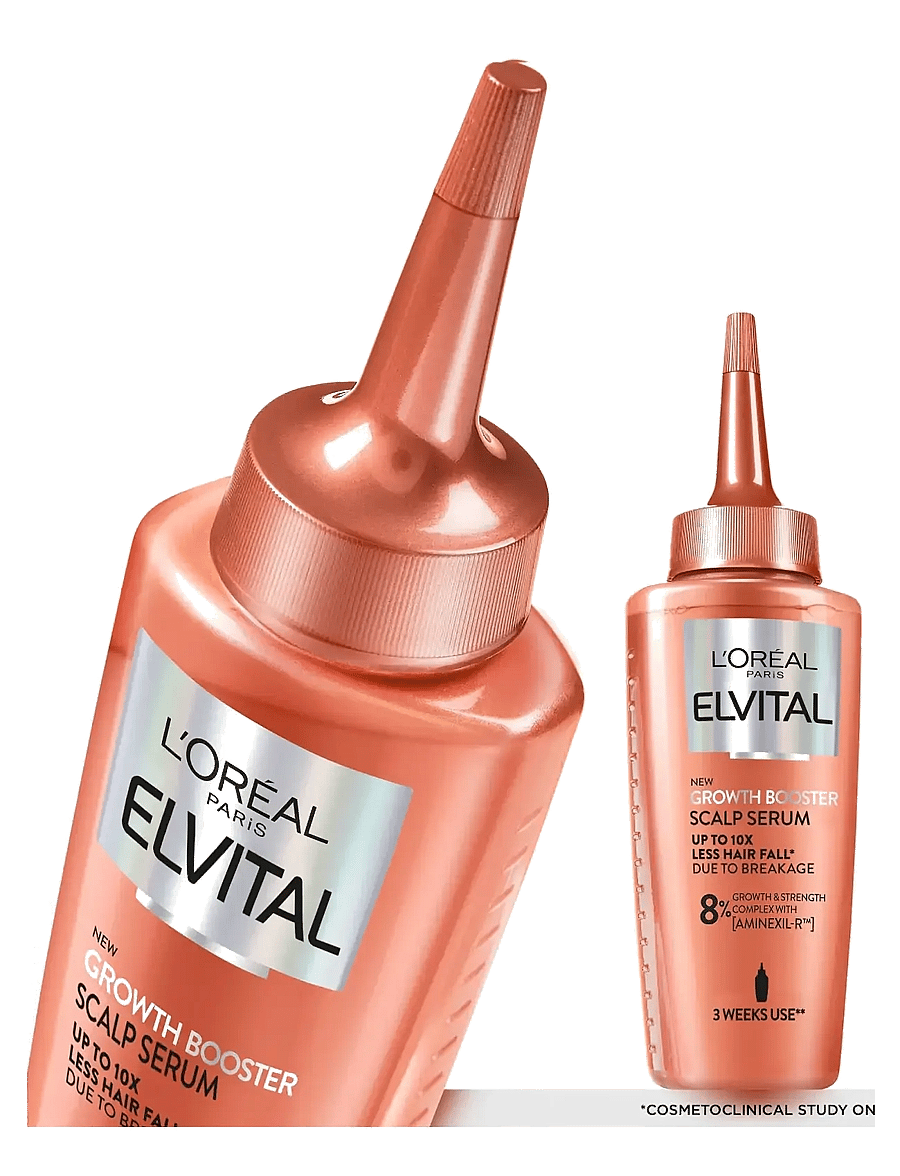 L'Oréal Paris - L'Oréal Paris Elvital Growth Booster Hair Serum against hair loss 102 ml - hårkur - clear - 4