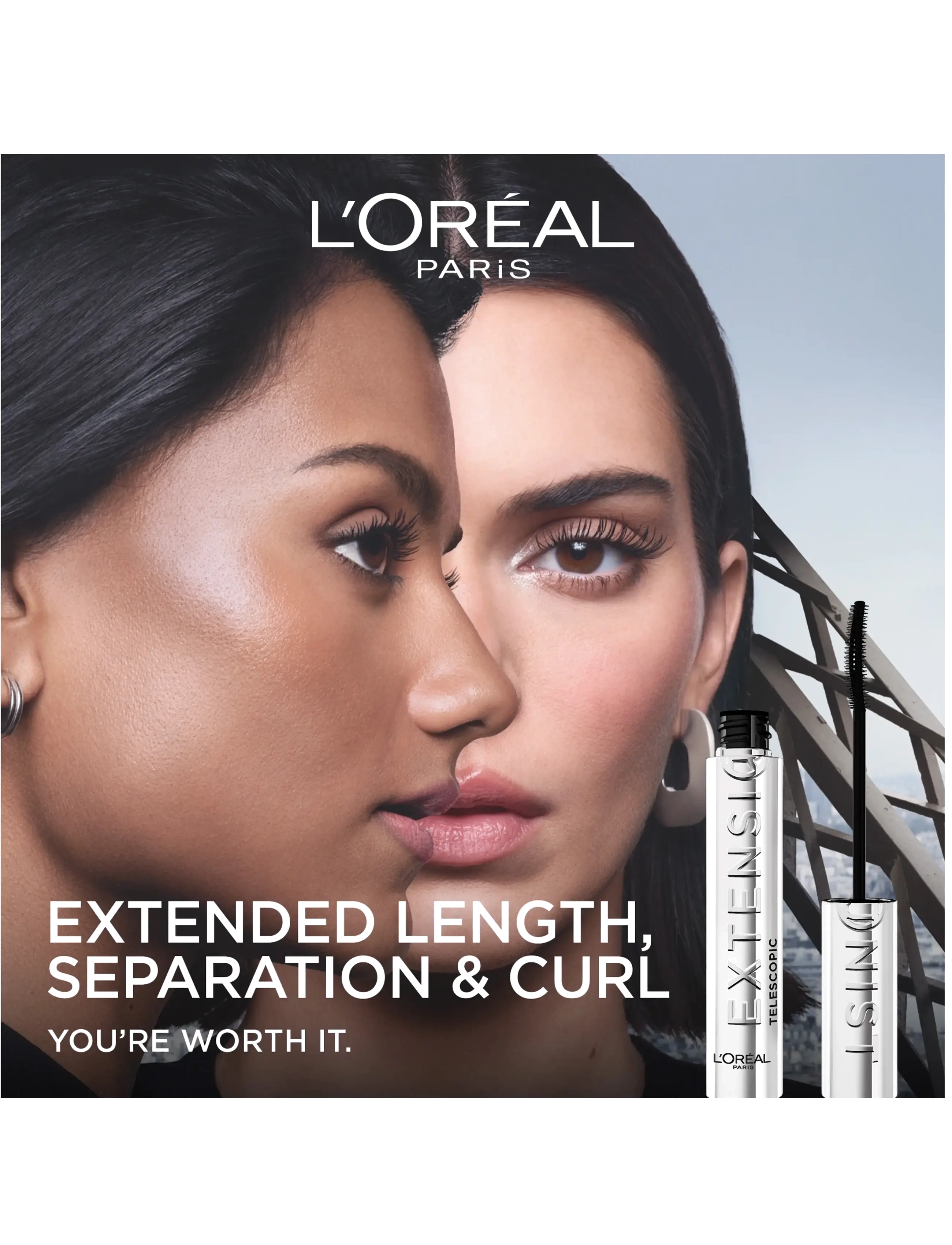 L'Oréal Paris - L'Oréal Paris Telescopic Extensionist Mascara - Øjne & bryn - black - 2