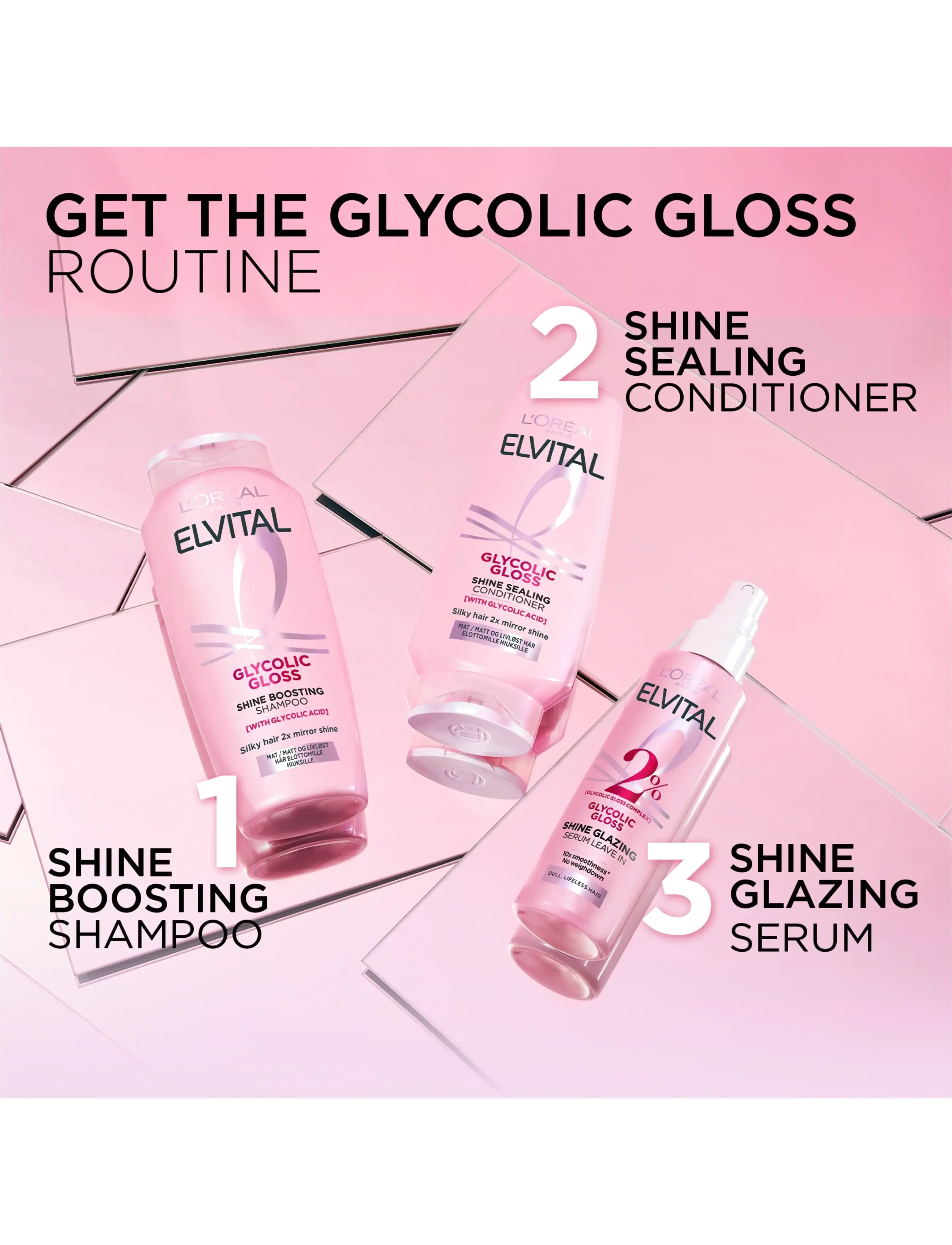 L'Oréal Paris - L'Oréal Paris Elvital Glycolic Gloss Conditioner for dull hair 200ml - balsam - clear - 4