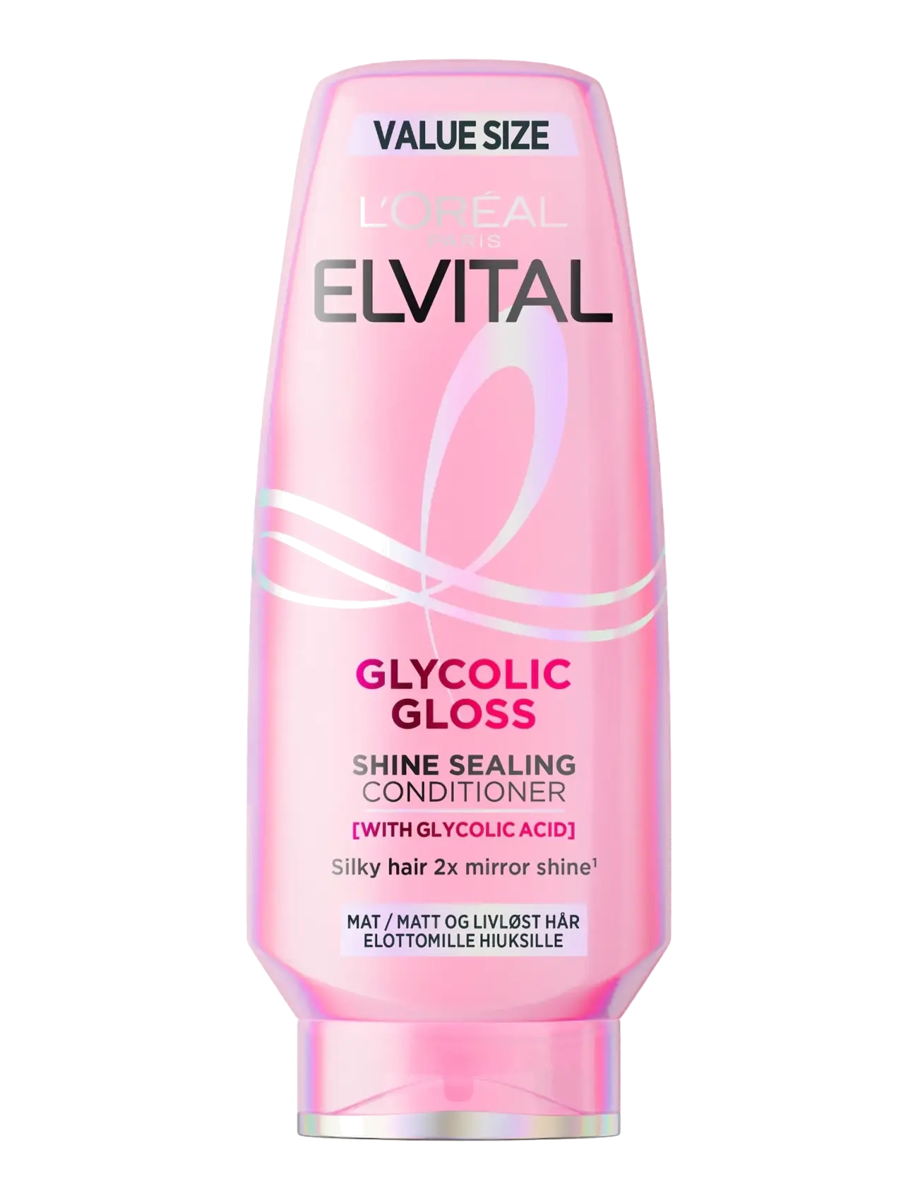 L'Oréal Paris L'Oréal Paris Elvital Glycolic Gloss Conditioner for dull hair 400 ml - Boozt Beauty Heroes - CLEAR / undefined
