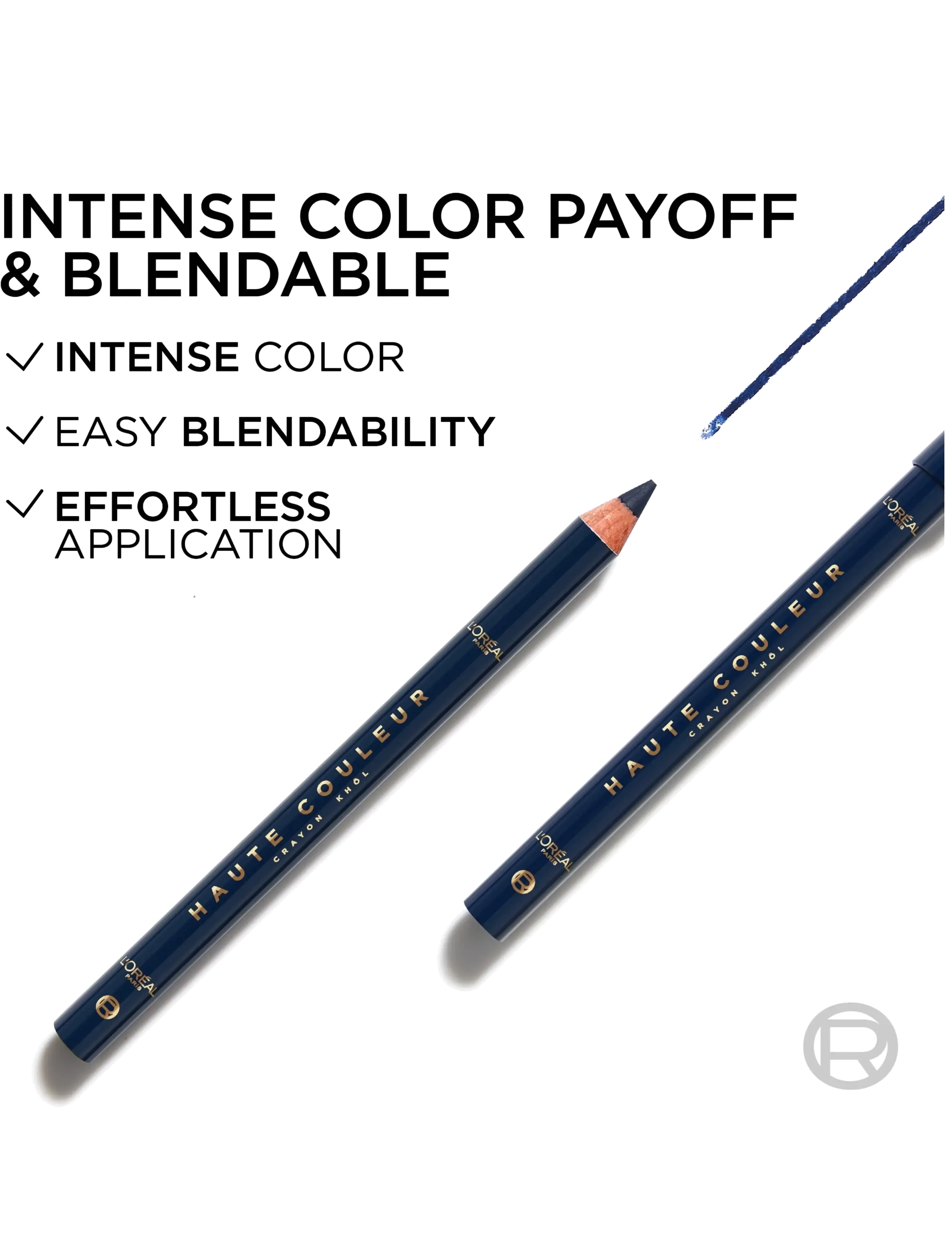 L'Oréal Paris - L'Oréal Paris Haute Couleur Crayon Khôl - festtøj til outletpriser - 130 bleu suede - 2