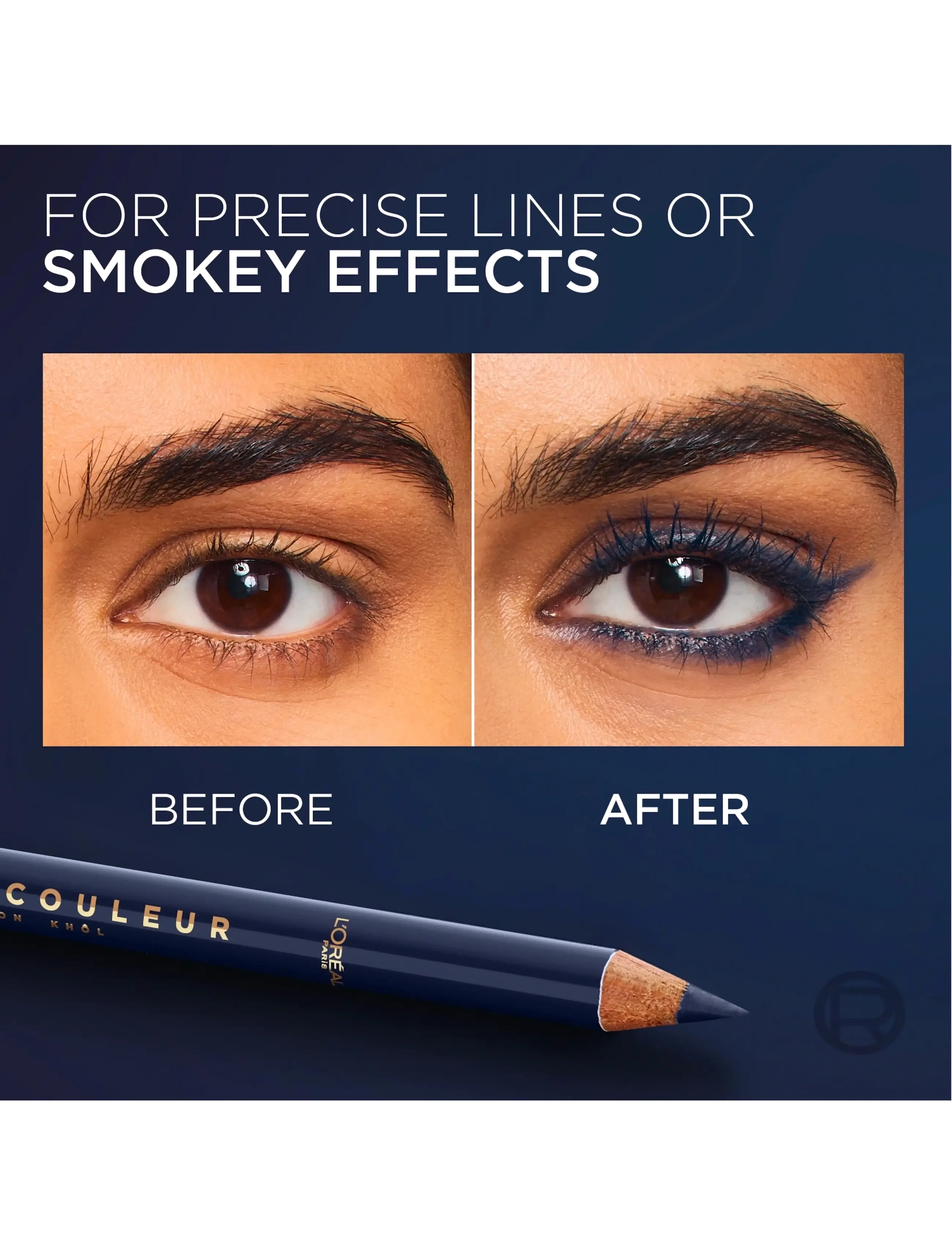 L'Oréal Paris - L'Oréal Paris Haute Couleur Crayon Khôl - festtøj til outletpriser - 130 bleu suede - 3