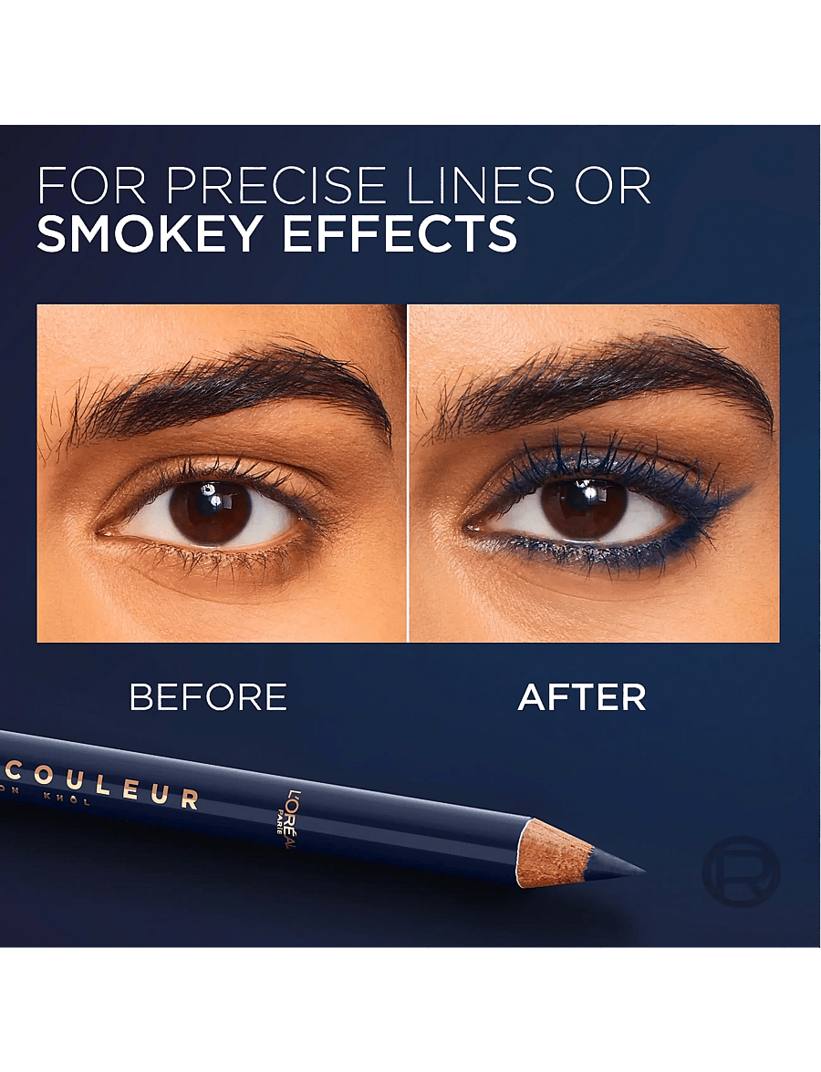 L'Oréal Paris - L'Oréal Paris Haute Couleur Crayon Khôl - makeup - 130 bleu suede - 3