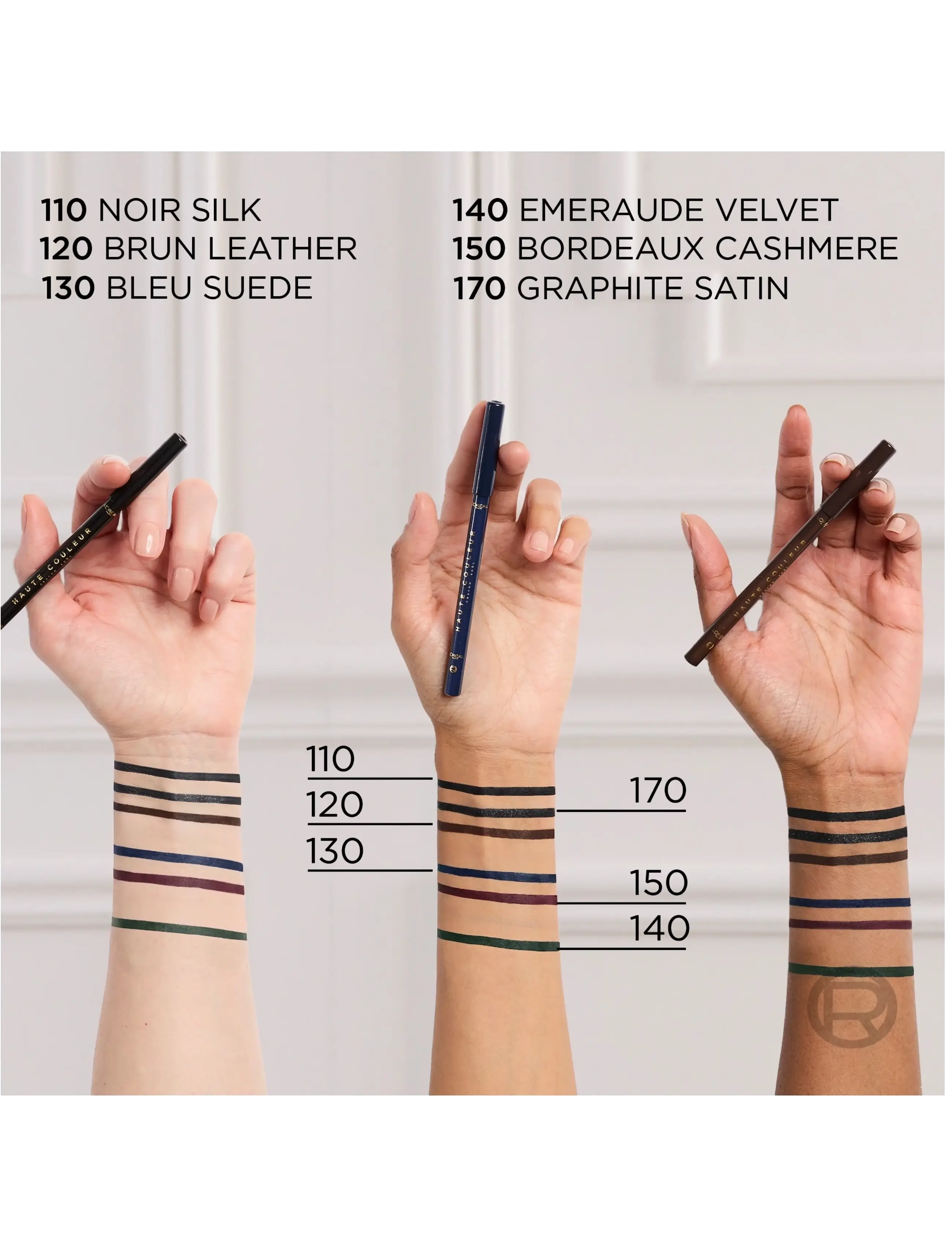 L'Oréal Paris - L'Oréal Paris Haute Couleur Crayon Khôl - makeup - 140 Émeraude velvet - 4