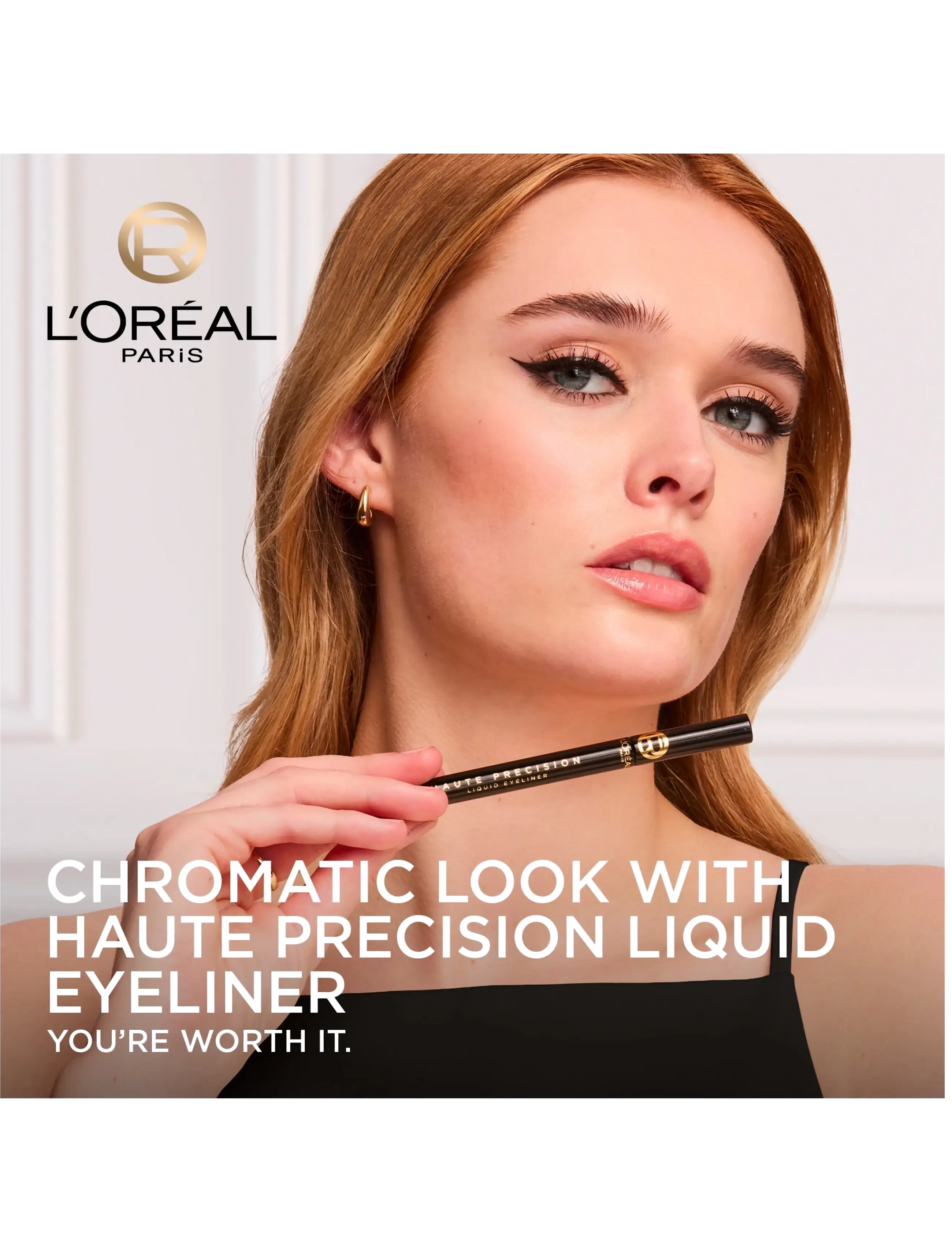 L'Oréal Paris - L'Oréal Paris Haute Precision Liquid Eyeliner - festtøj til outletpriser - 010 noir silk - 2