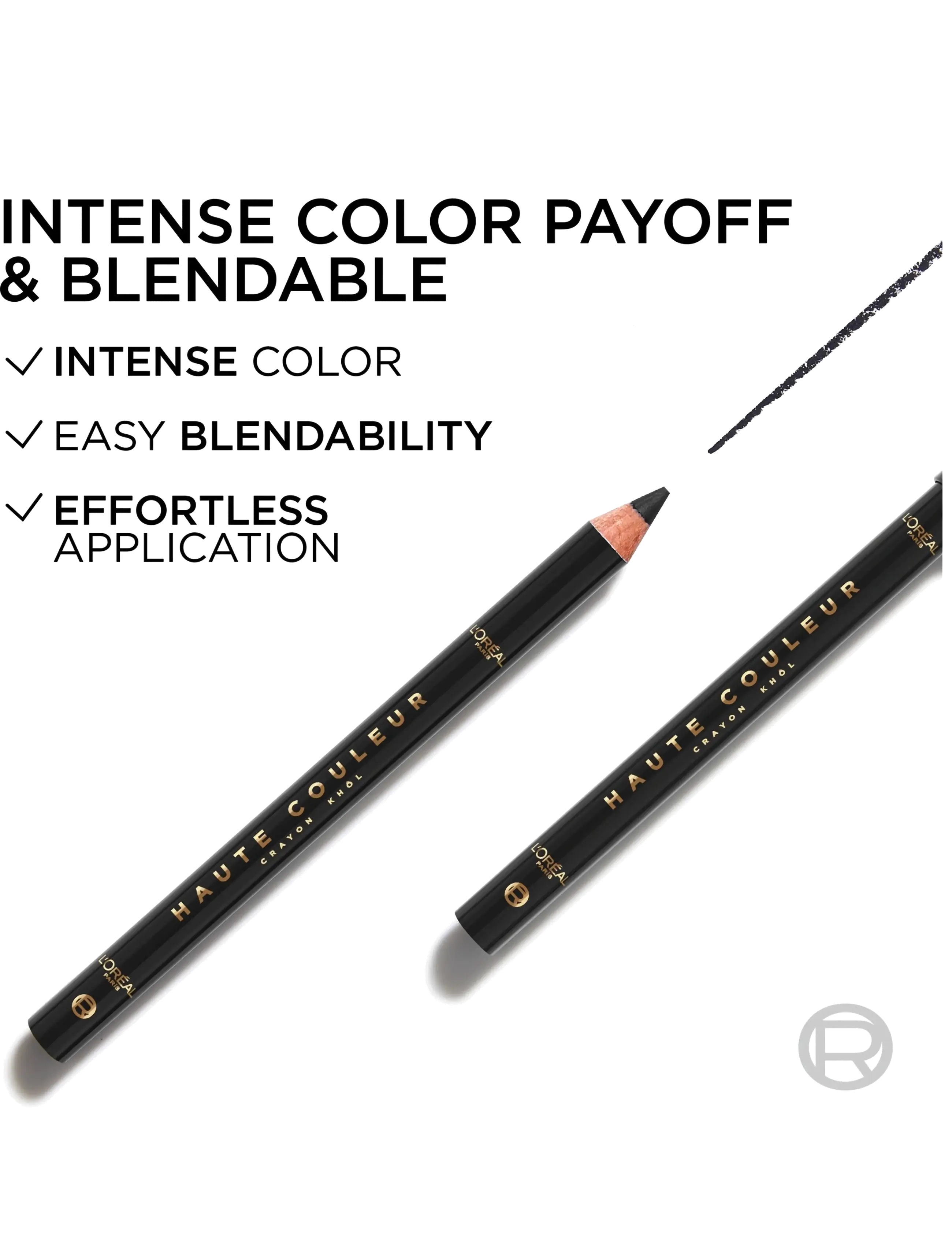 L'Oréal Paris - L'Oréal Paris Haute Couleur Crayon Khôl - smink - 110 noir silk - 2