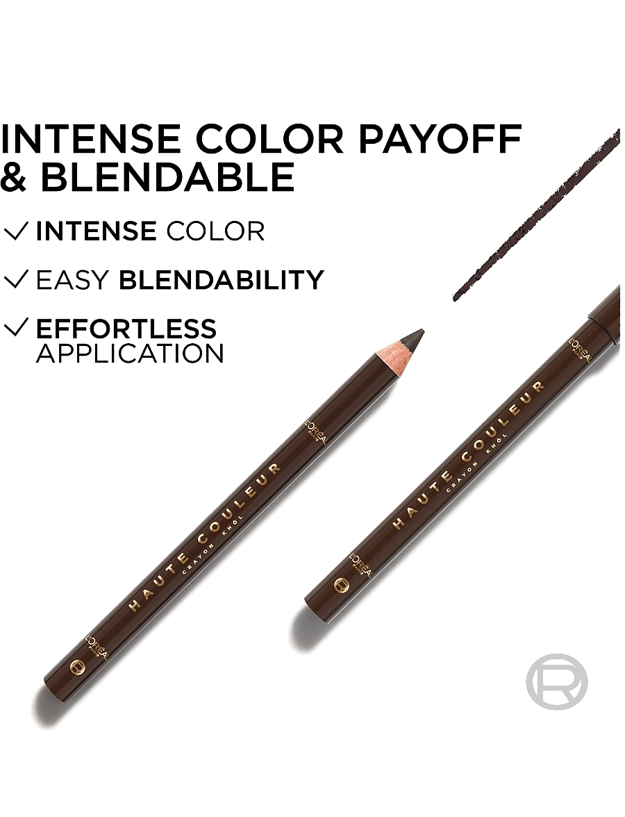L'Oréal Paris - L'Oréal Paris Haute Couleur Crayon Khôl - smink - 120 brun leather - 2